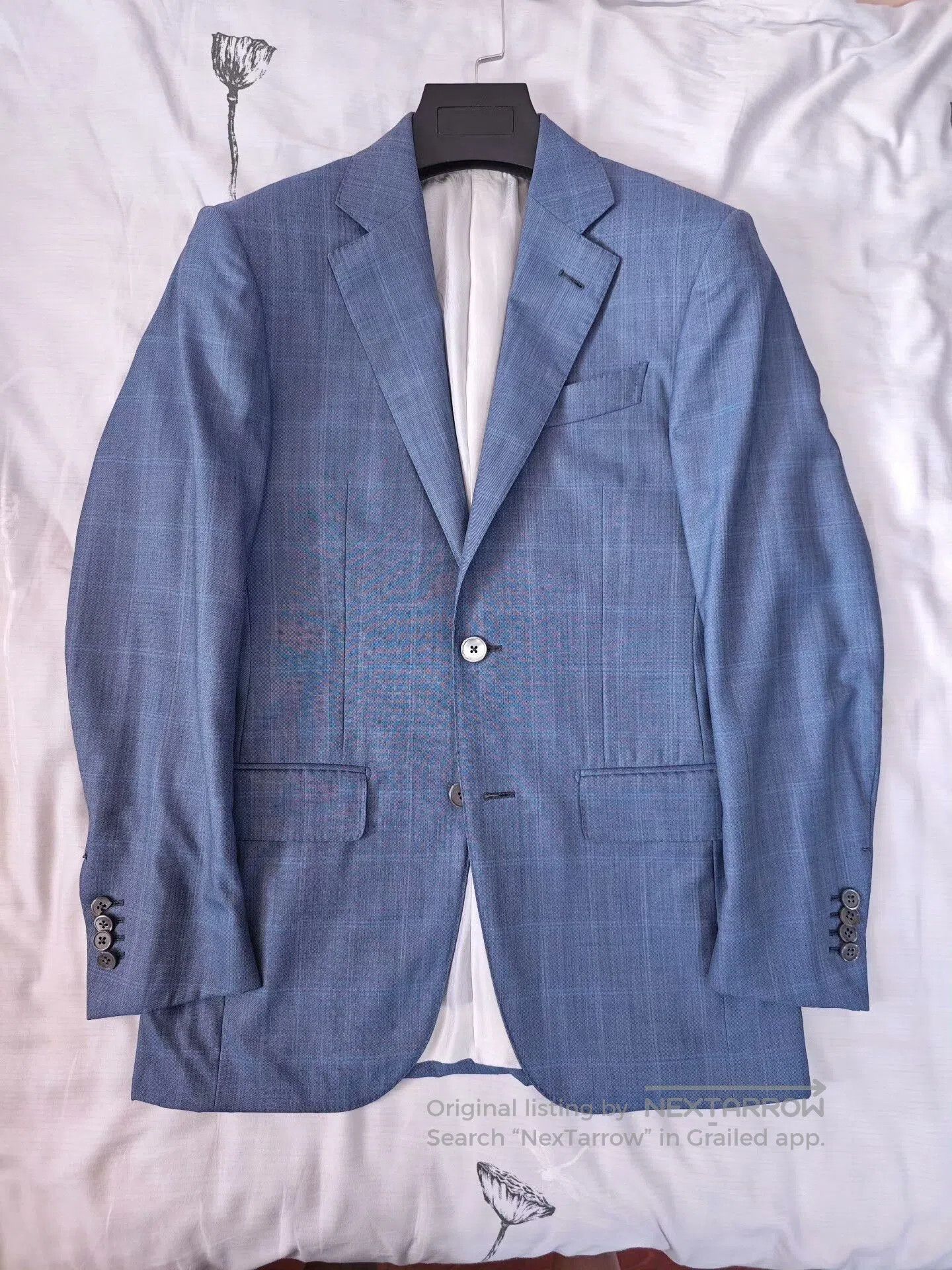 Ermenegildo Zegna Custom Blue Wool Suit by Zegna. Size US XS / EU 42 / 0 - 5 Thumbnail