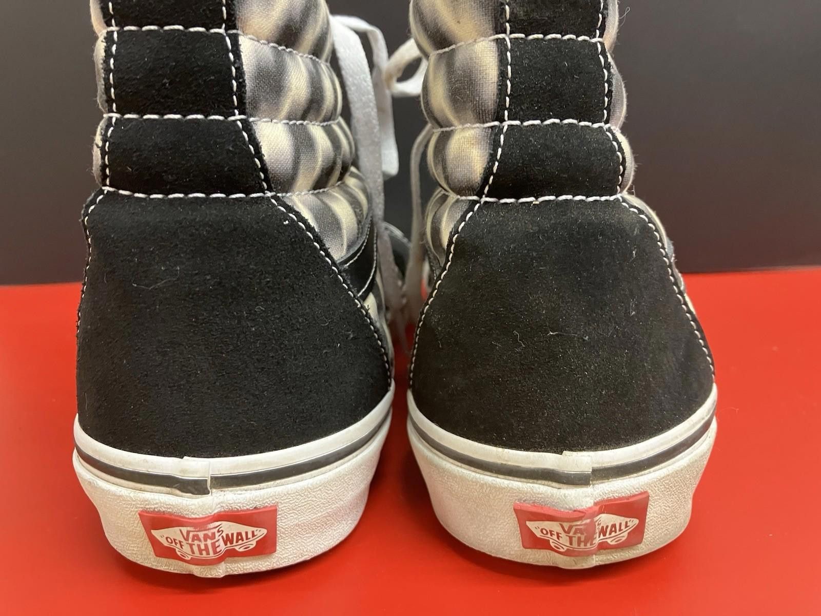 Vans Vans Sk8Hi Black Checker Old Skool Hi Top Skate Shoe Mens 10 Size US 10 / IT 40 - 3 Thumbnail