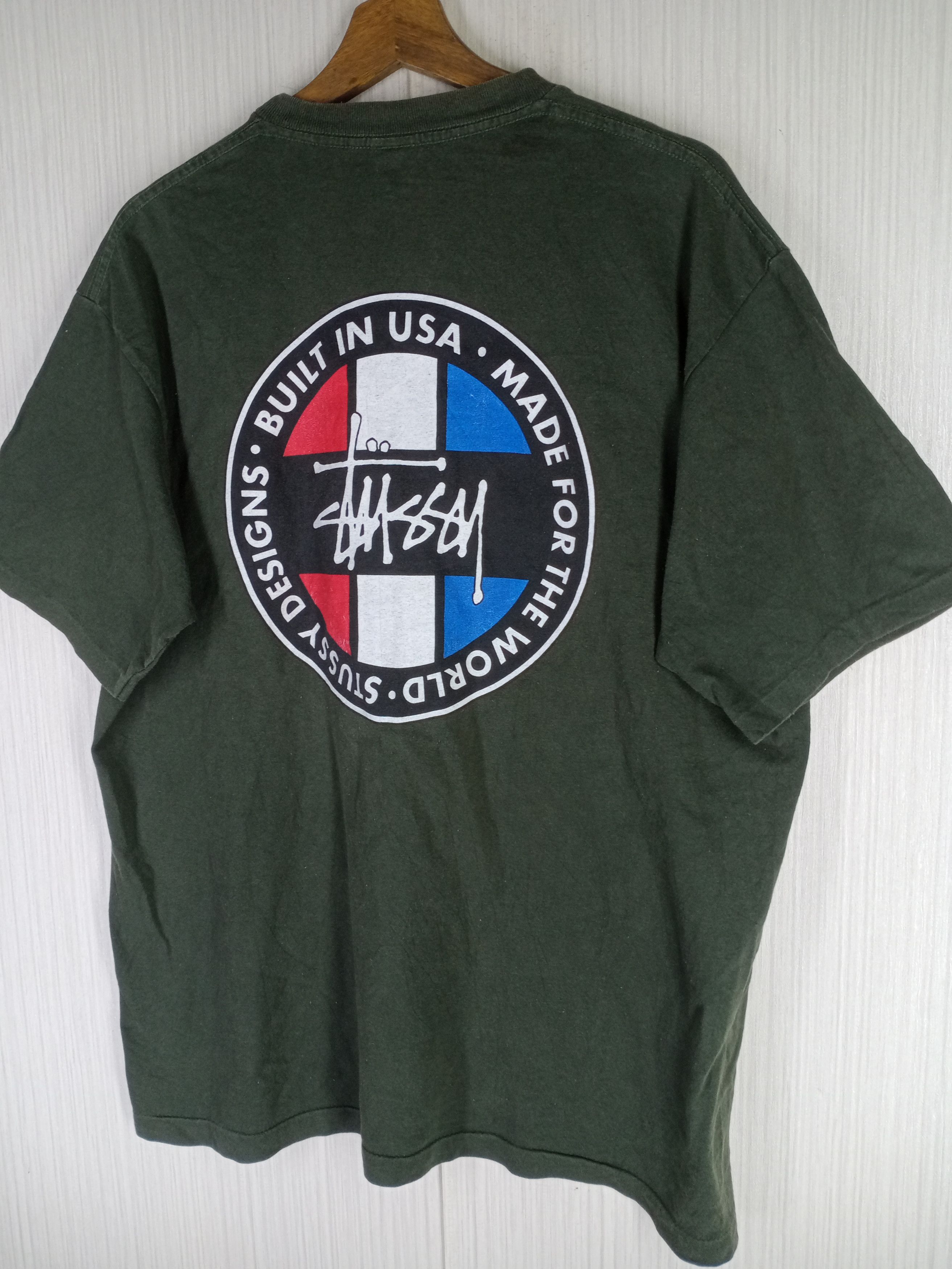 Stussy Very Rare Vintage 80s Stussy Big Logo Tshirt Size US L / EU 52-54 / 3 - 3 Thumbnail