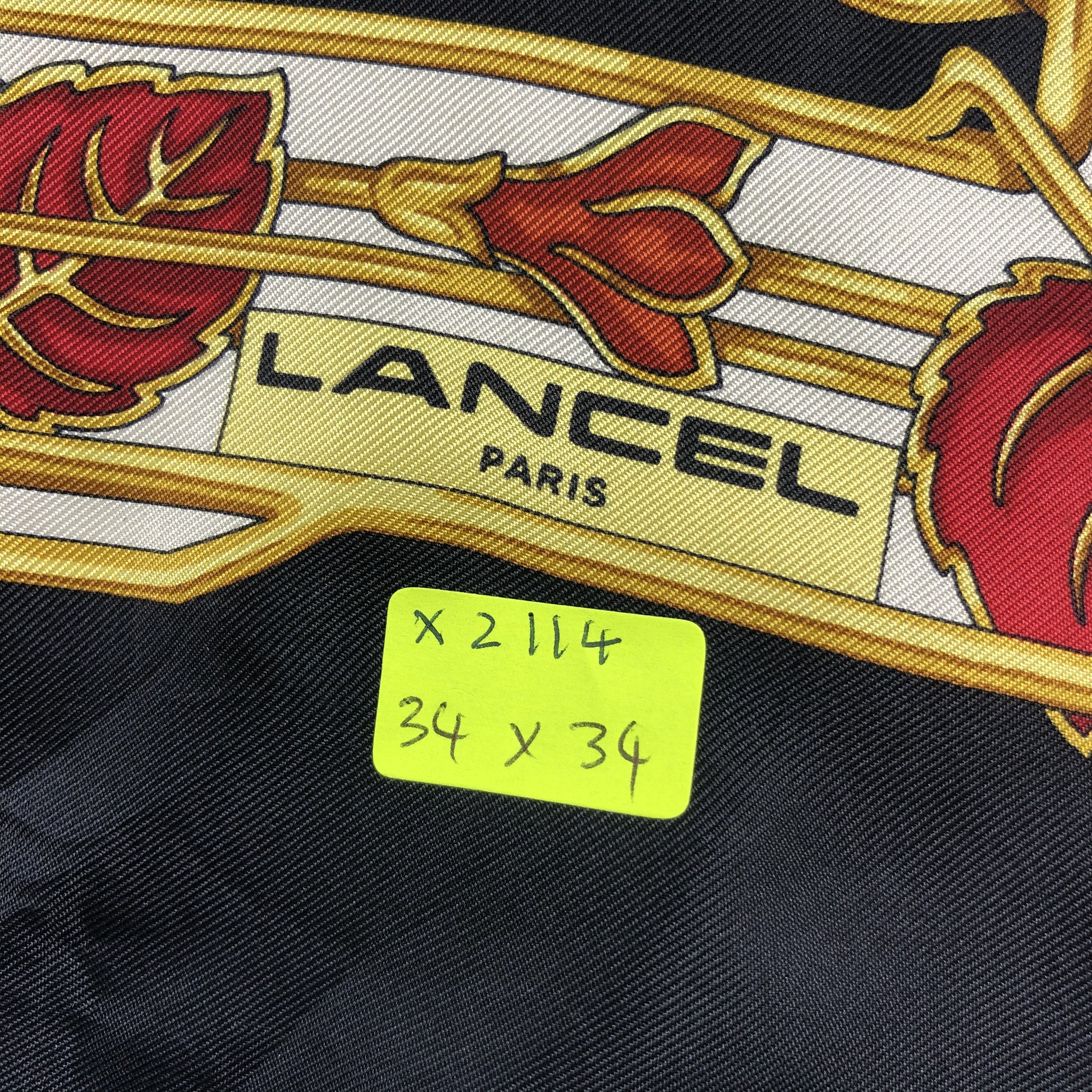 Lancel Vintage Lancel Silk Scarf Size ONE SIZE - 7 Thumbnail
