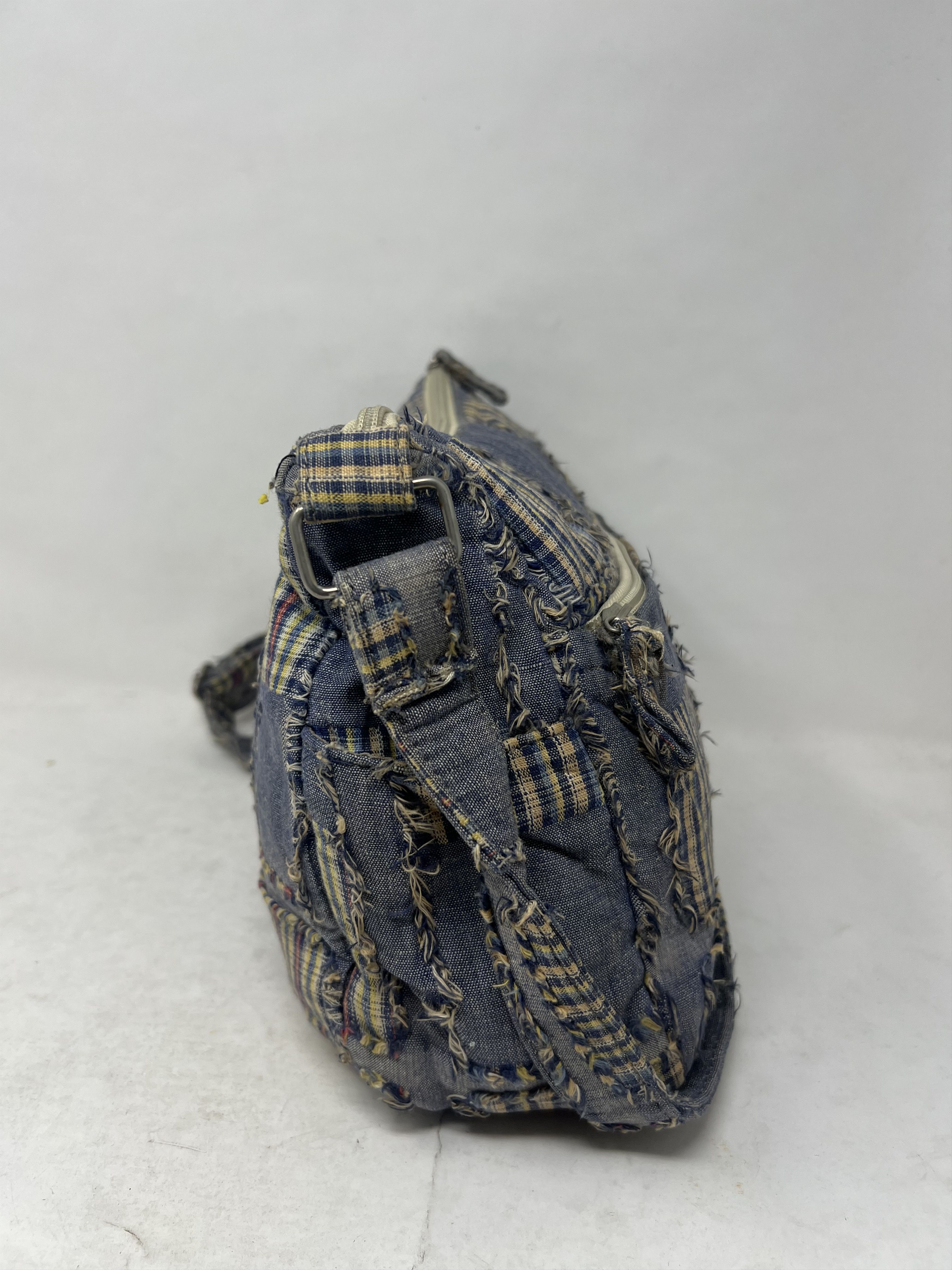 Japanese Brand Quilted Patchwork Boro Sashiko Shoulder Strap Bag Size ONE SIZE - 5 Thumbnail