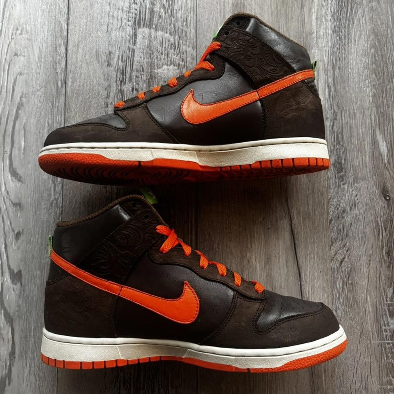 Nike NIKE • Dunk High Premium "Cinder/Brown" (9M) Size US 9.5 / EU 42-43 - 3 Thumbnail