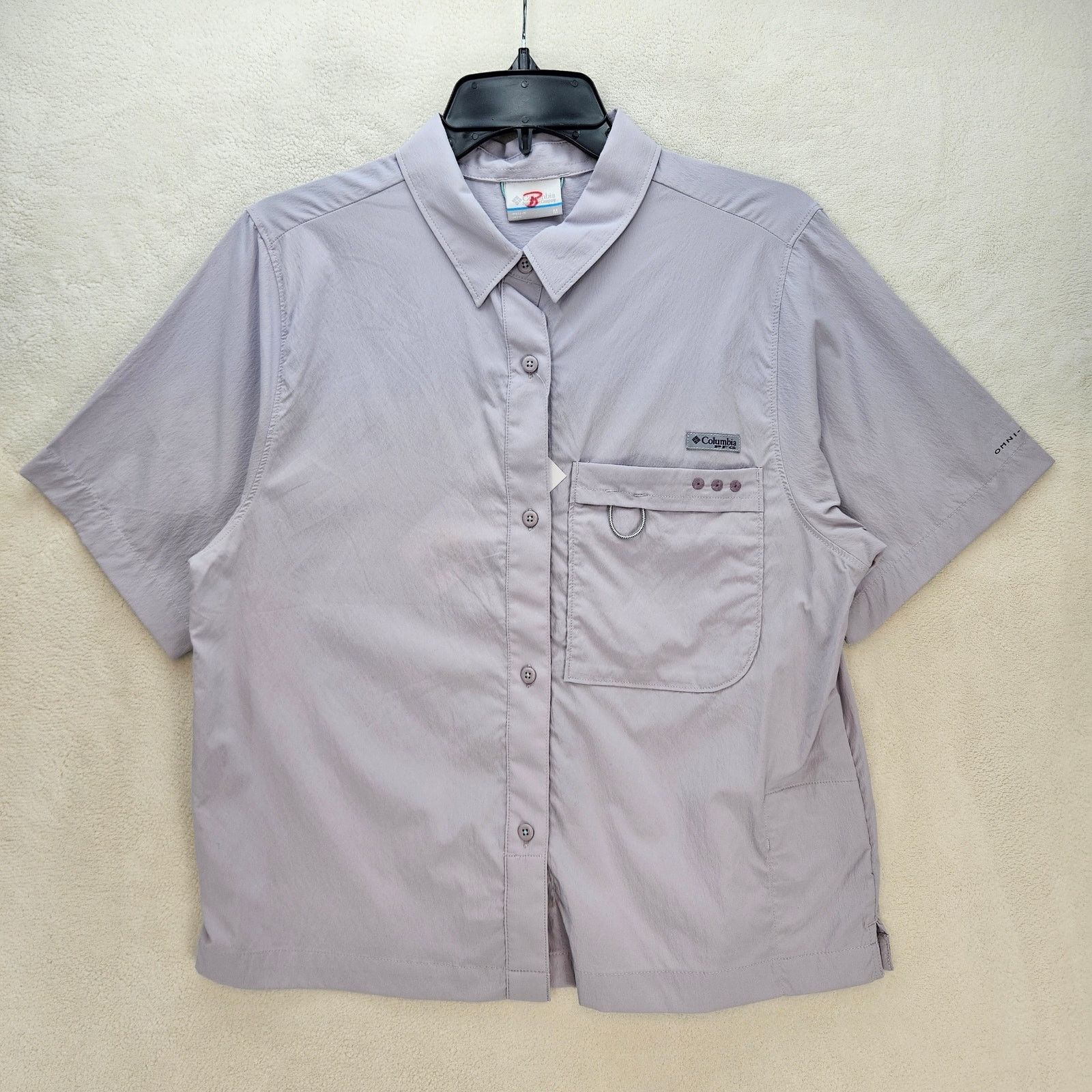 Columbia COLUMBIA WOMEN'S LAVENDER MEDIUM BGRADE PFG SHORT SLEEVE Size M / US 6-8 / IT 42-44 - 1 Thumbnail