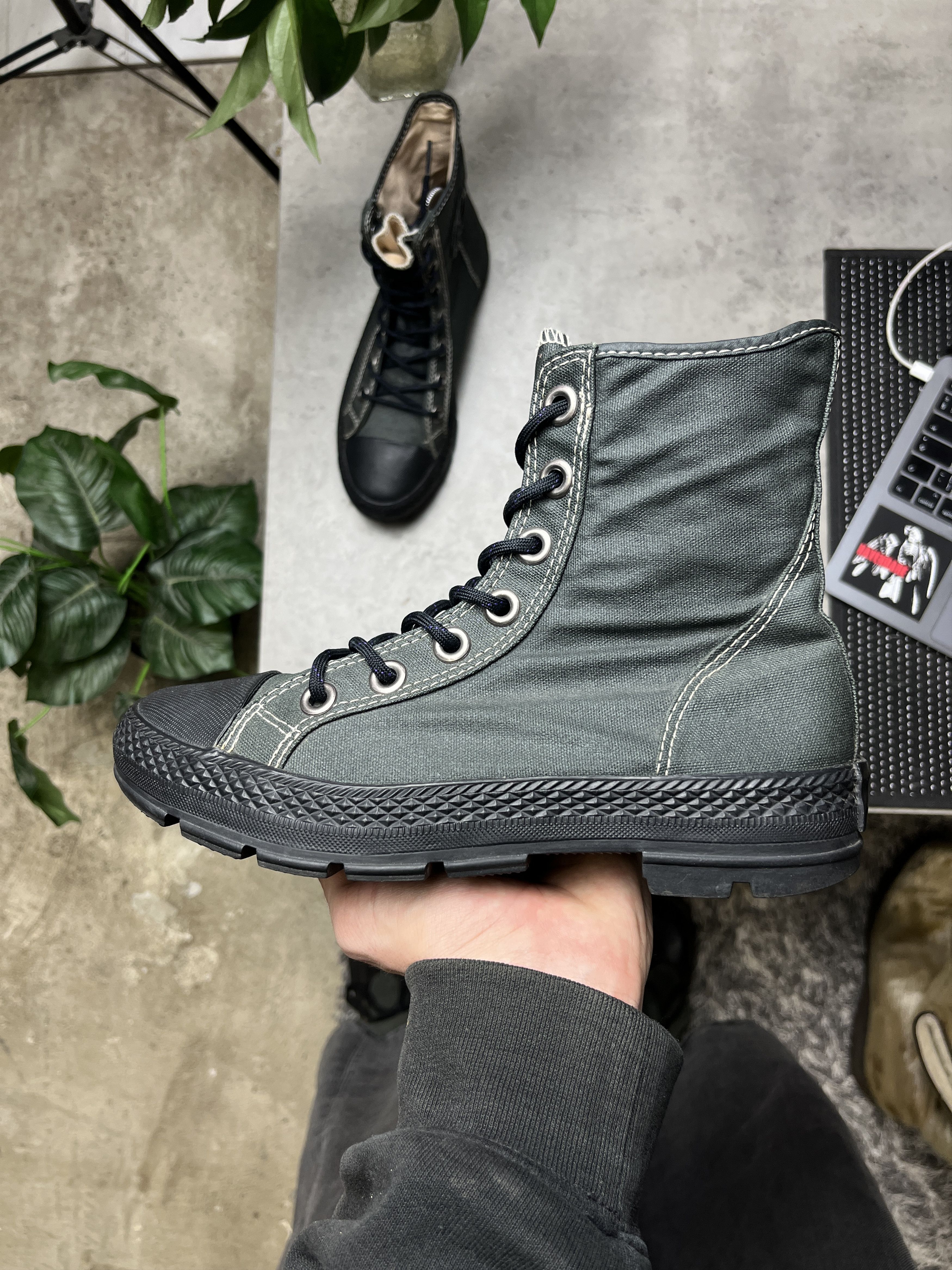 Converse 2000s CONVERSE CHUNKY LUG SOLE CANVAS SNEAKERS - 5138 Size US 5.5 / EU 38 - 5 Thumbnail