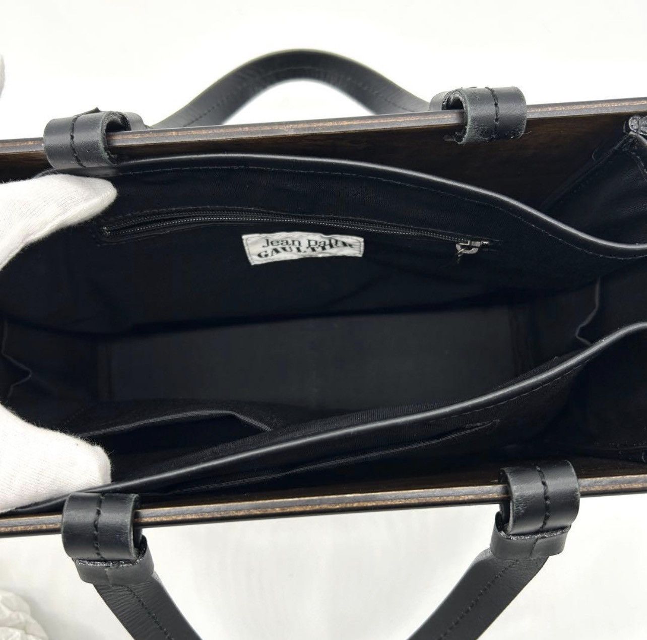 Jean Paul Gaultier Jean Paul Gaultier Archival Dragon Wood Panel Tote Bag Size ONE SIZE - 11 Thumbnail