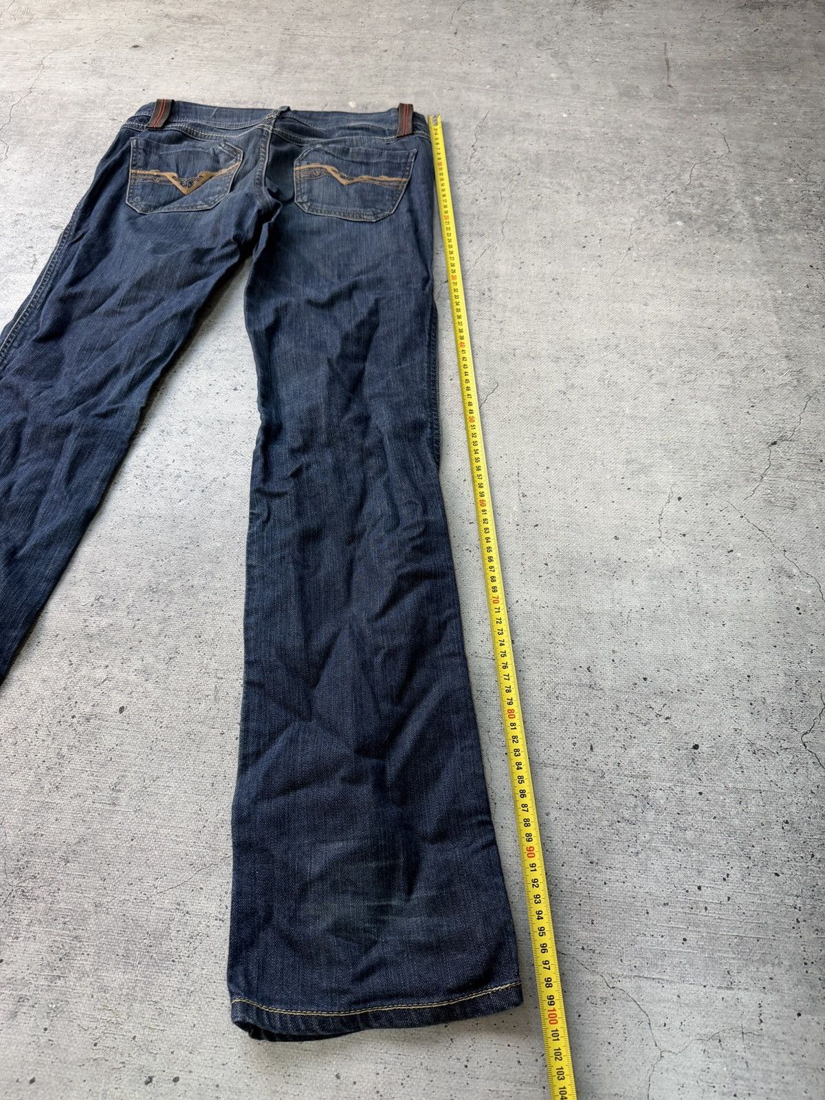 Diesel Crazy Faded Diesel western Jeans Size US 27 - 8 Thumbnail