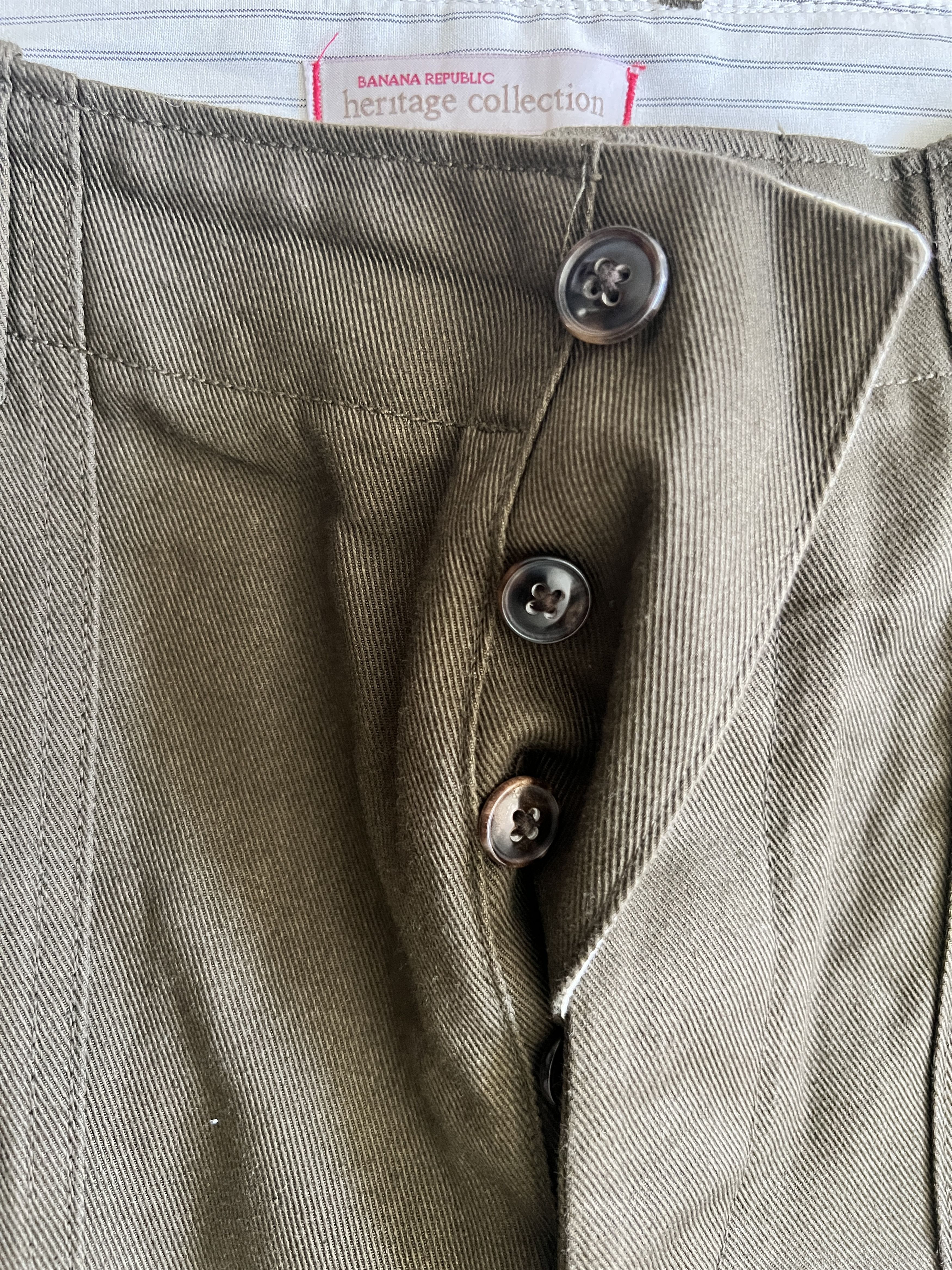 Banana Republic Banana Republic Mens 32 High Rise Military Trousers Heritage Size US 32 / EU 48 - 2 Thumbnail