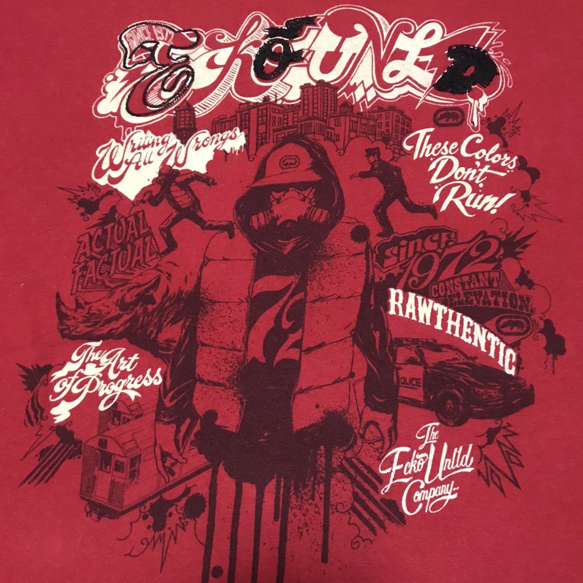 Ecko Unltd. ECKO UNLTD THE ART OF PROGRESS RARE GRAFFIC TEE Size US XXL / EU 58 / 5 - 3 Thumbnail