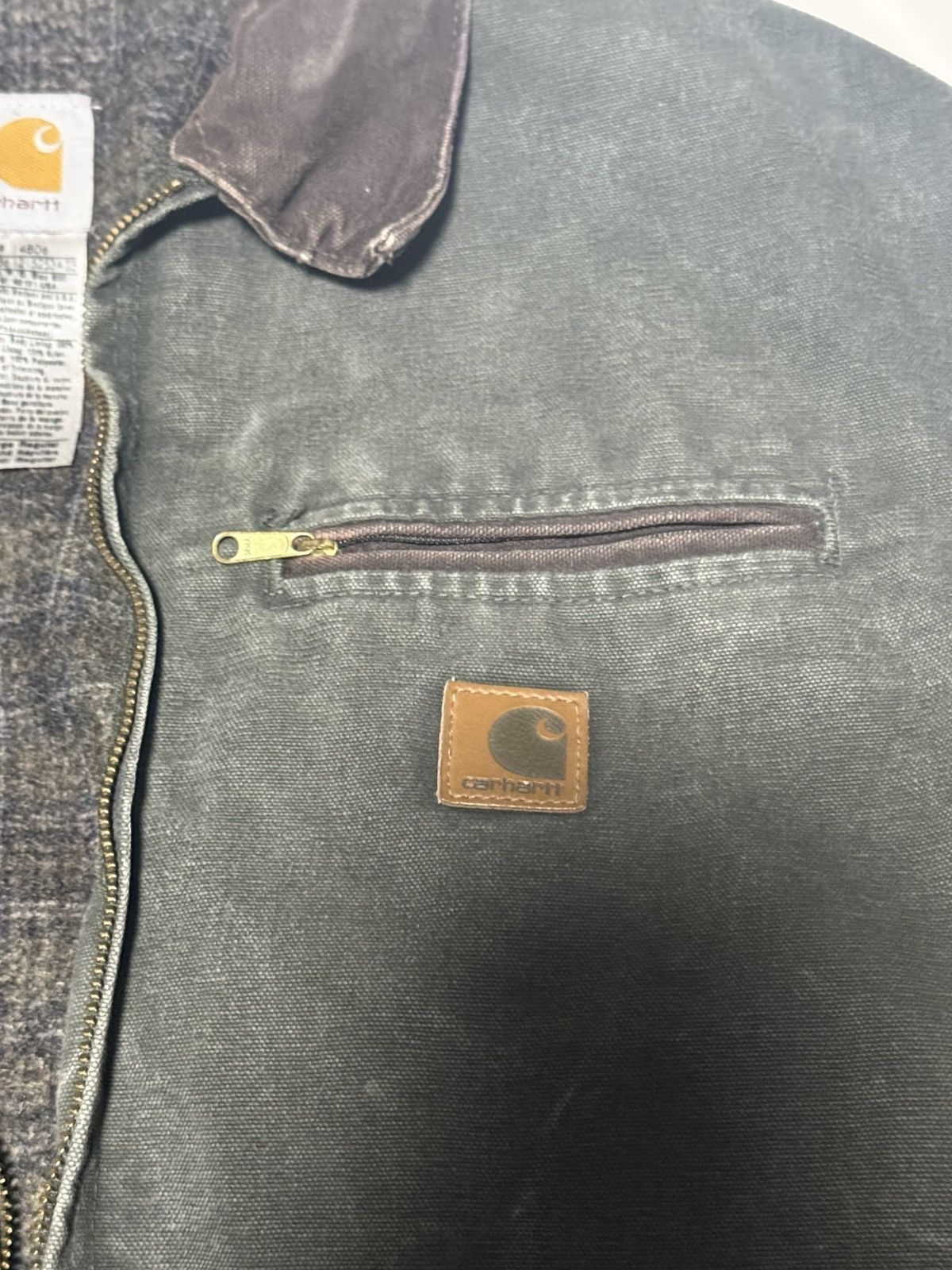 Carhartt Vintage Carhartt Detroit jacket j97 mos Size US XL / EU 56 / 4 - 9 Thumbnail