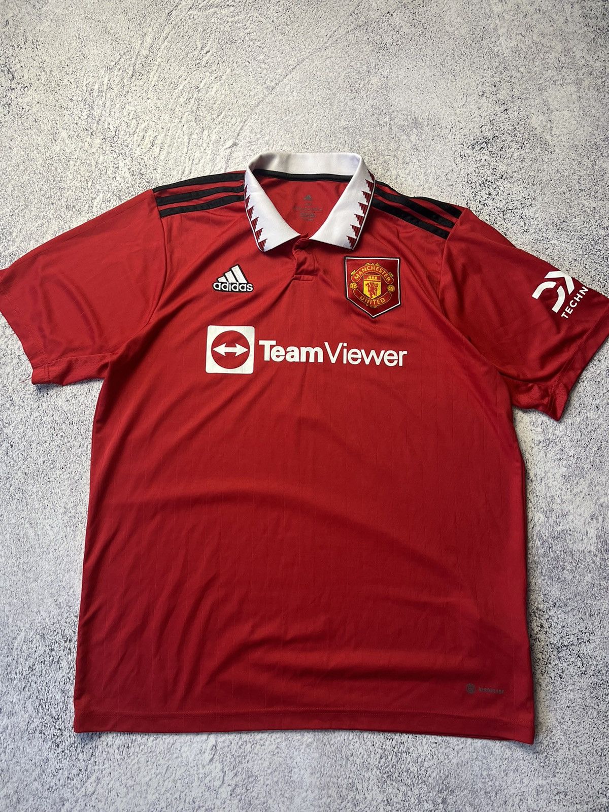Adidas Manchester United Adidas 22/23 Football Shirt Soccer Jersey Size US XL / EU 56 / 4 - 3 Thumbnail