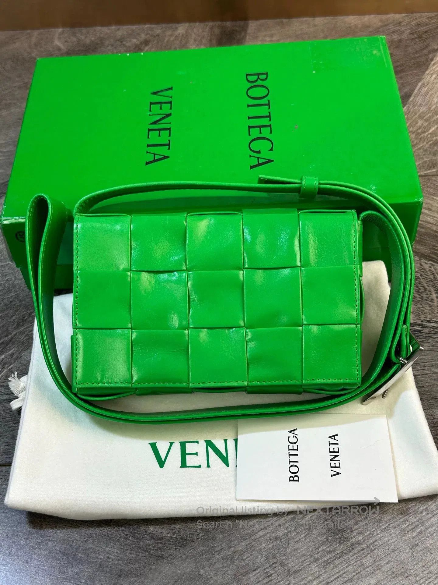 Bottega Veneta BV Cassette 15 Grid Messenger Bag. Size ONE SIZE - 1 Thumbnail