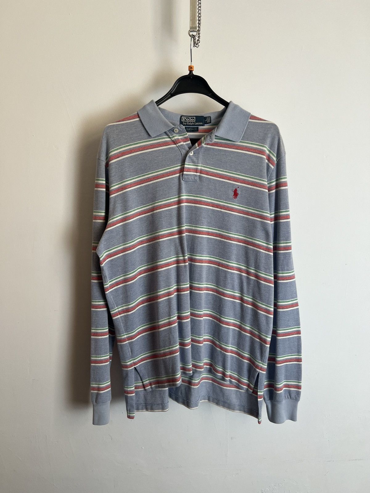 Polo Ralph Lauren Vintage Polo Ralph Lauren Rugby Shirt Red & Blue Striped Size US L / EU 52-54 / 3 - 1 Thumbnail