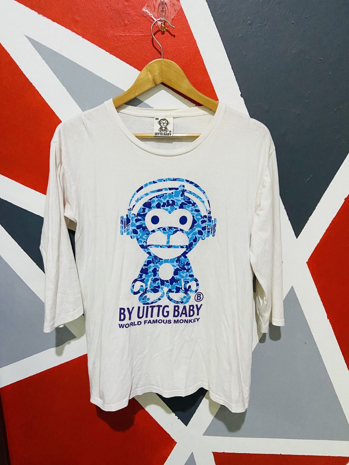 Japanese Brand Uittg Baby 3/4 Sleeve Tee Size US M / EU 48-50 / 2 - 1 Thumbnail