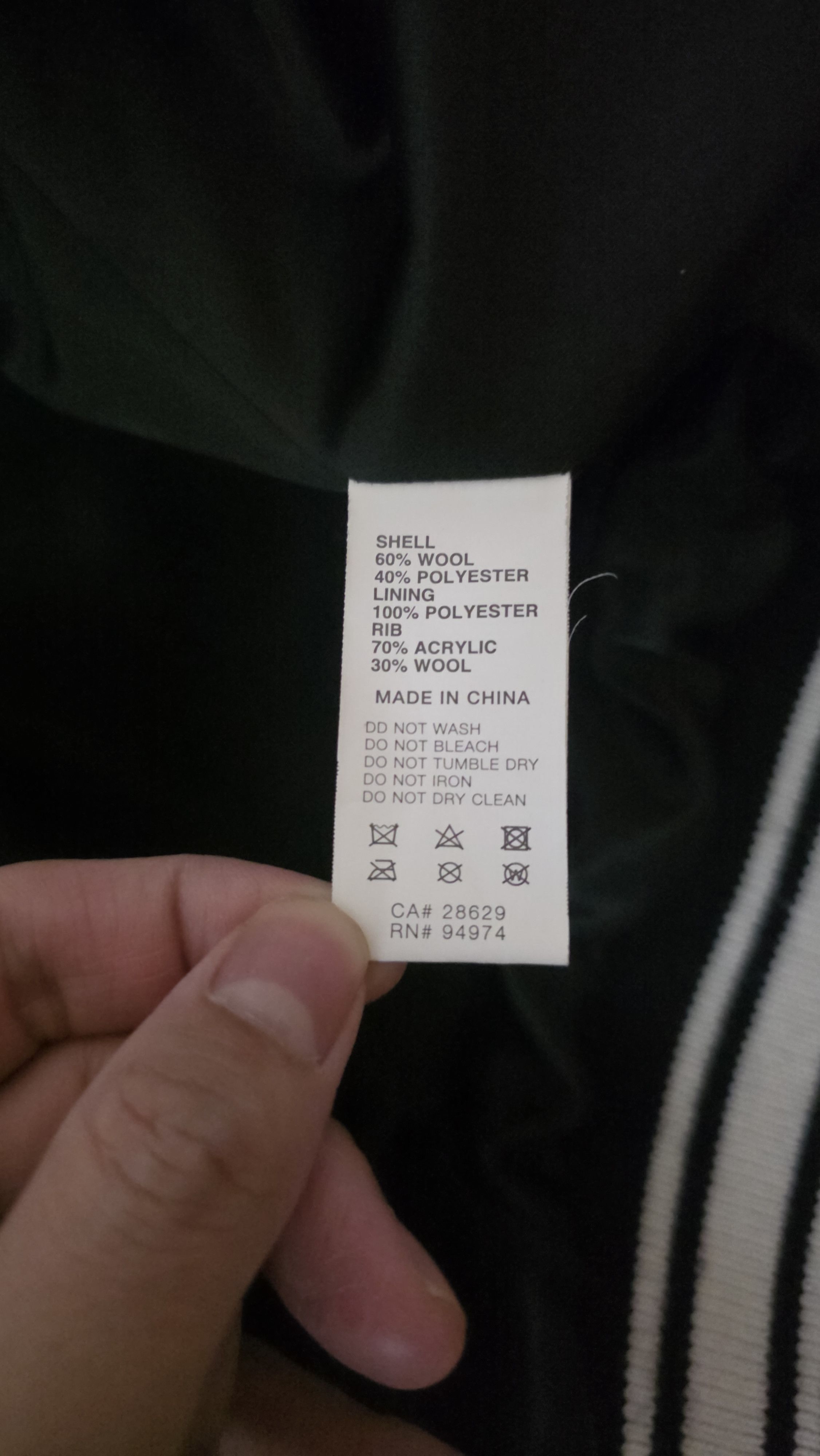 Comme des Garcons × Stussy Stussy x CDG Varsity Jacket Size US XL / EU 56 / 4 - 5 Thumbnail