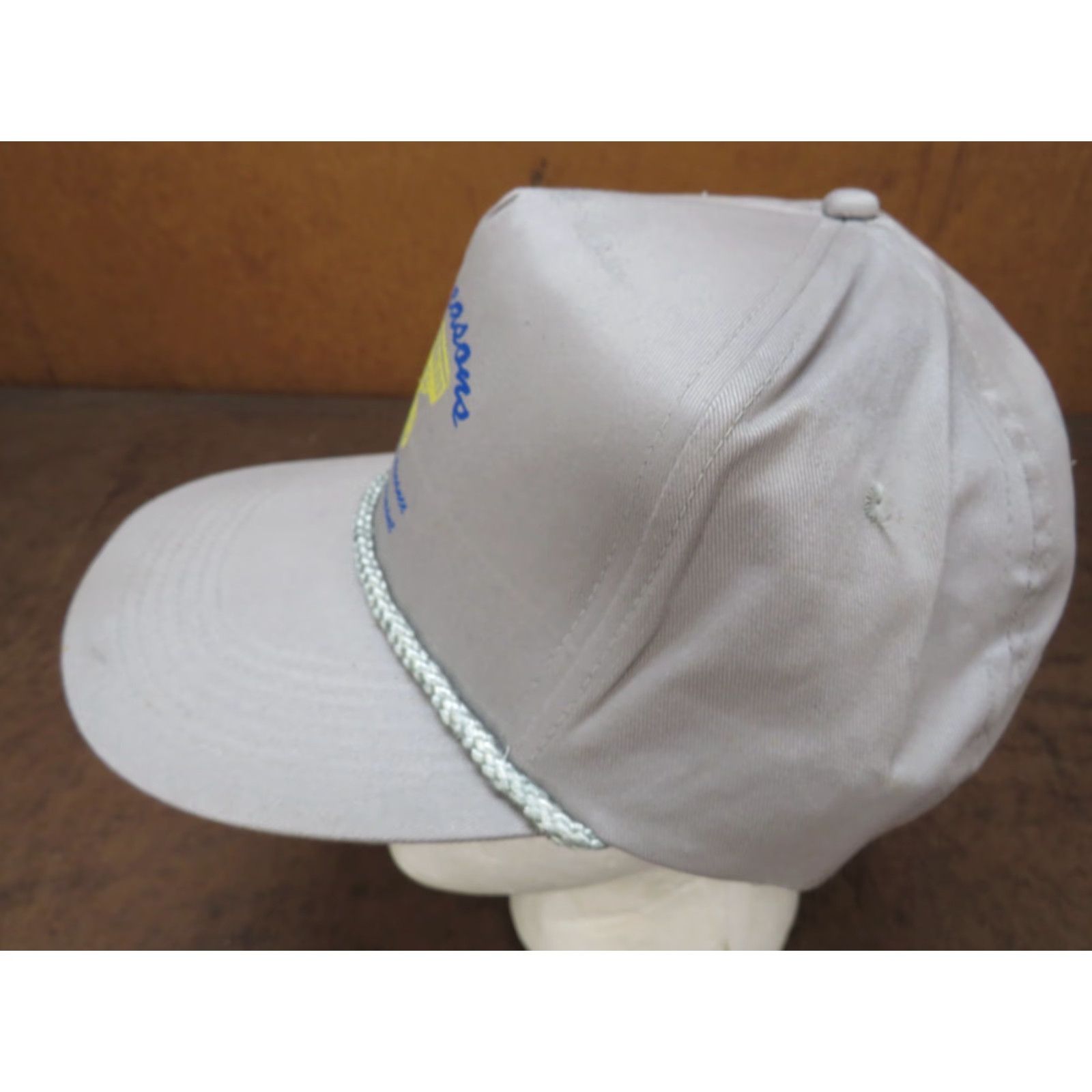 Equipment VINTAGE Property Maintenance Colchester Vermont Heavy Equipment snapback hat cap trucker Size ONE SIZE - 3 Thumbnail