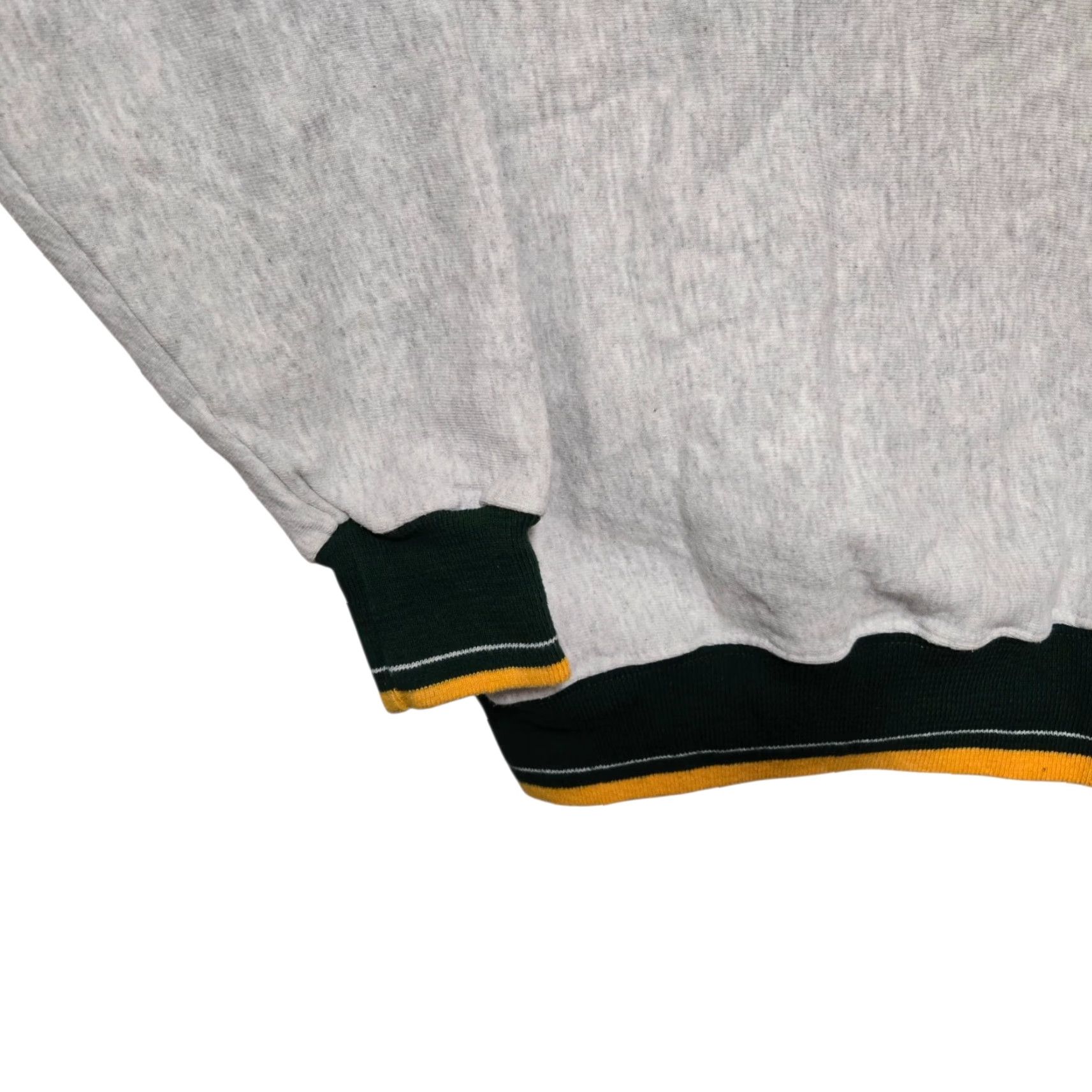 NFL VINTAGE NFL Green Bay Packers Sweatshirt Mens XL Gray 90s Football Rare Embroidered Logo Pullover Size US XL / EU 56 / 4 - 2 Thumbnail