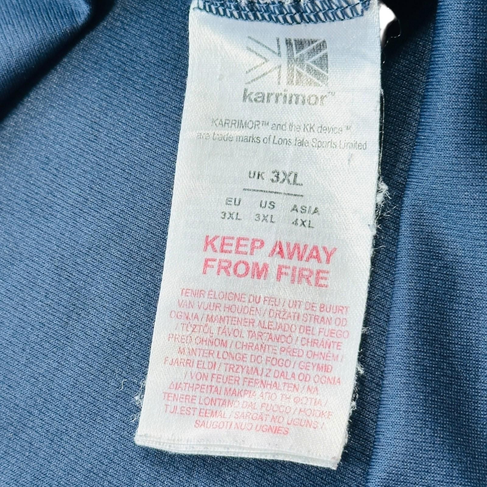 Karrimor Karrimor T-Shirt Men's UK Size 3XL Blue Reflective Accents Size US XXL / EU 58 / 5 - 9 Thumbnail
