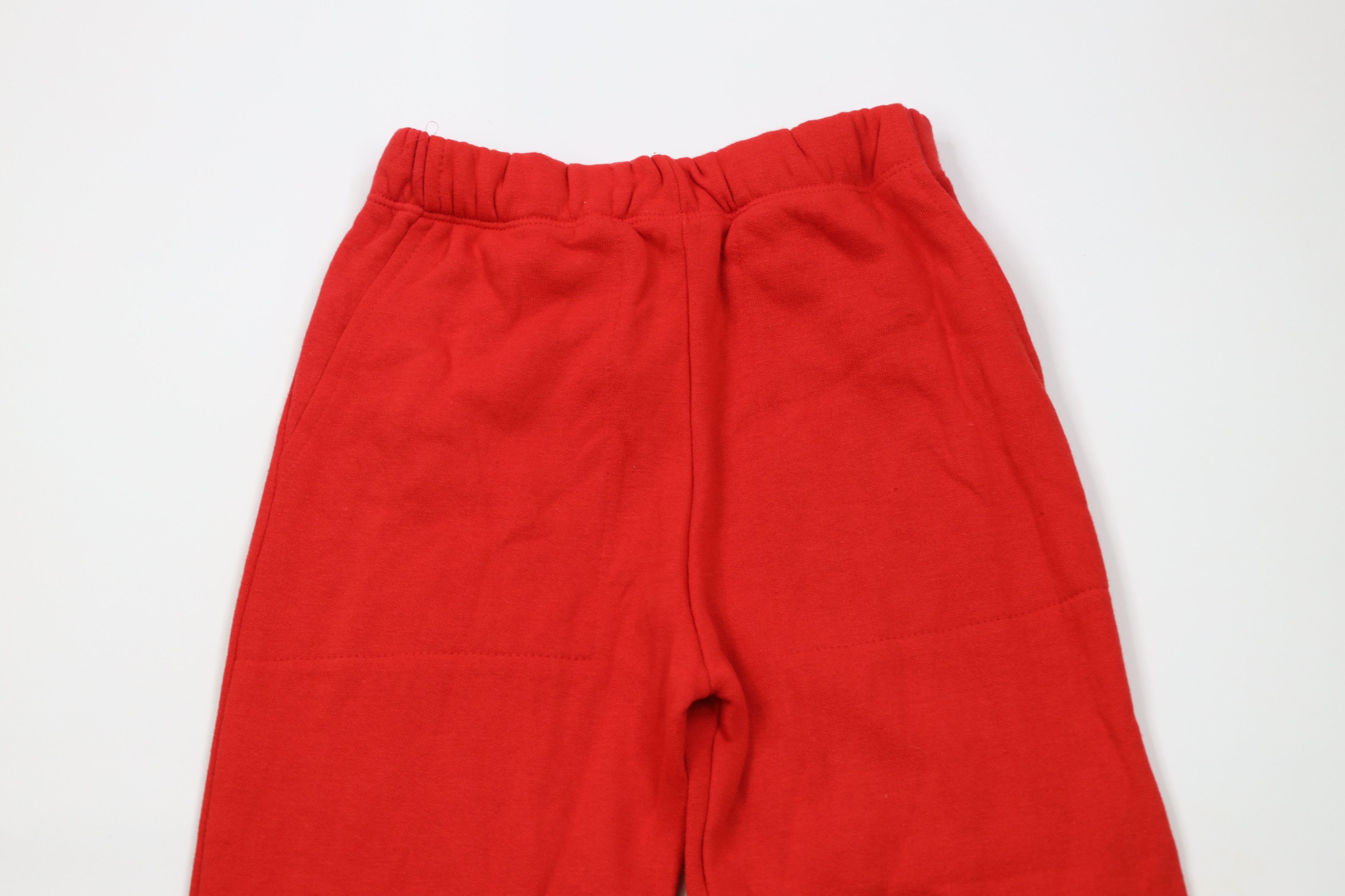 Vintage Vintage 90s Streetwear Sweatpants Joggers Pants Red USA Size US 32 / EU 48 - 2 Thumbnail