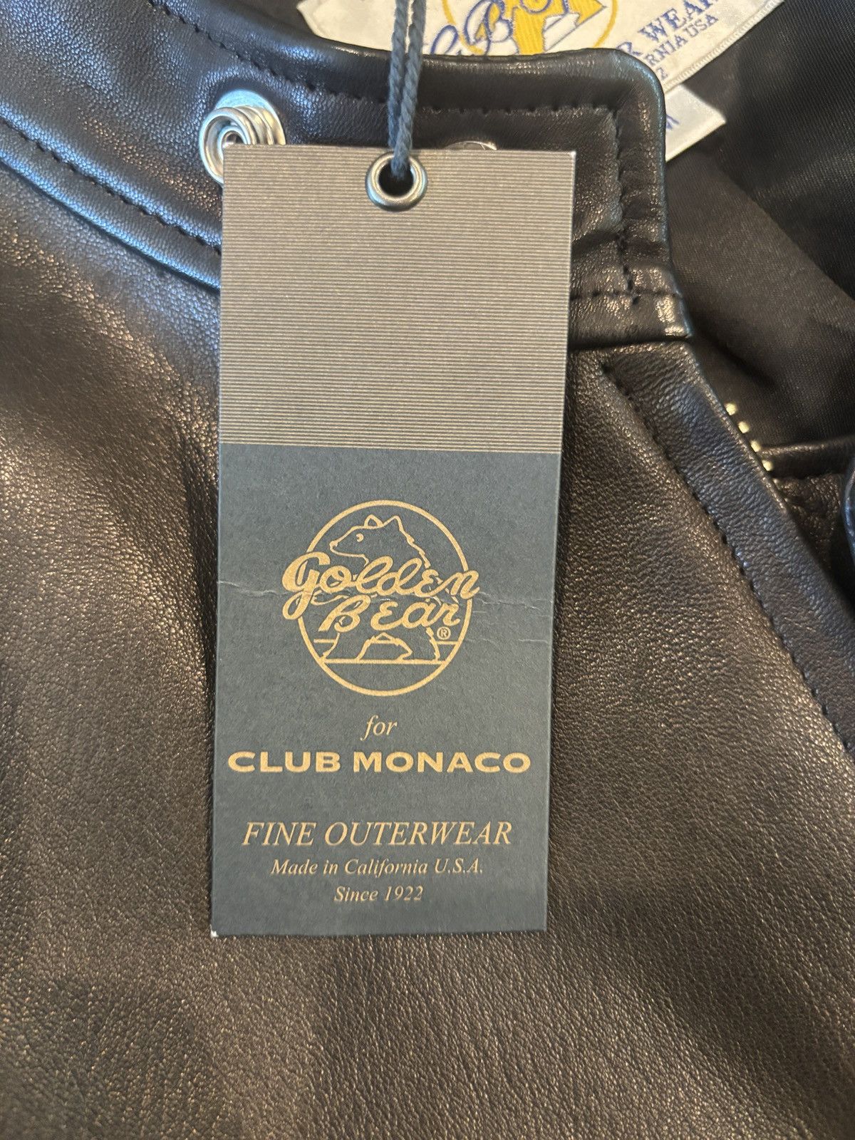 Golden Bear Golden Bear For Club Monaco Leather Jacket Size US M / EU 48-50 / 2 - 6 Thumbnail