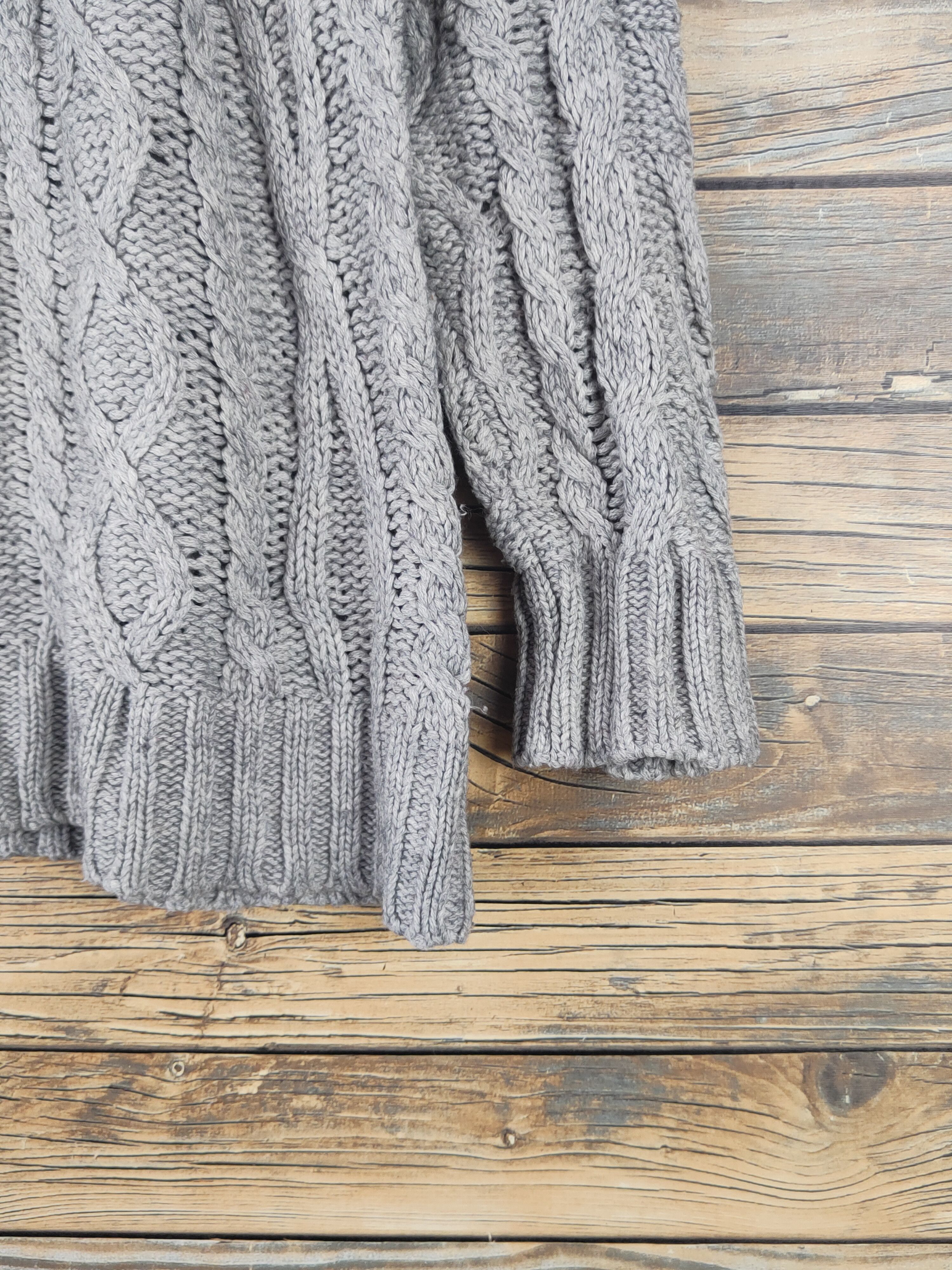 Vintage DL Back Number Gray Knitwear Sweatshirts #1617 Size L / US 10 / IT 46 - 6 Thumbnail