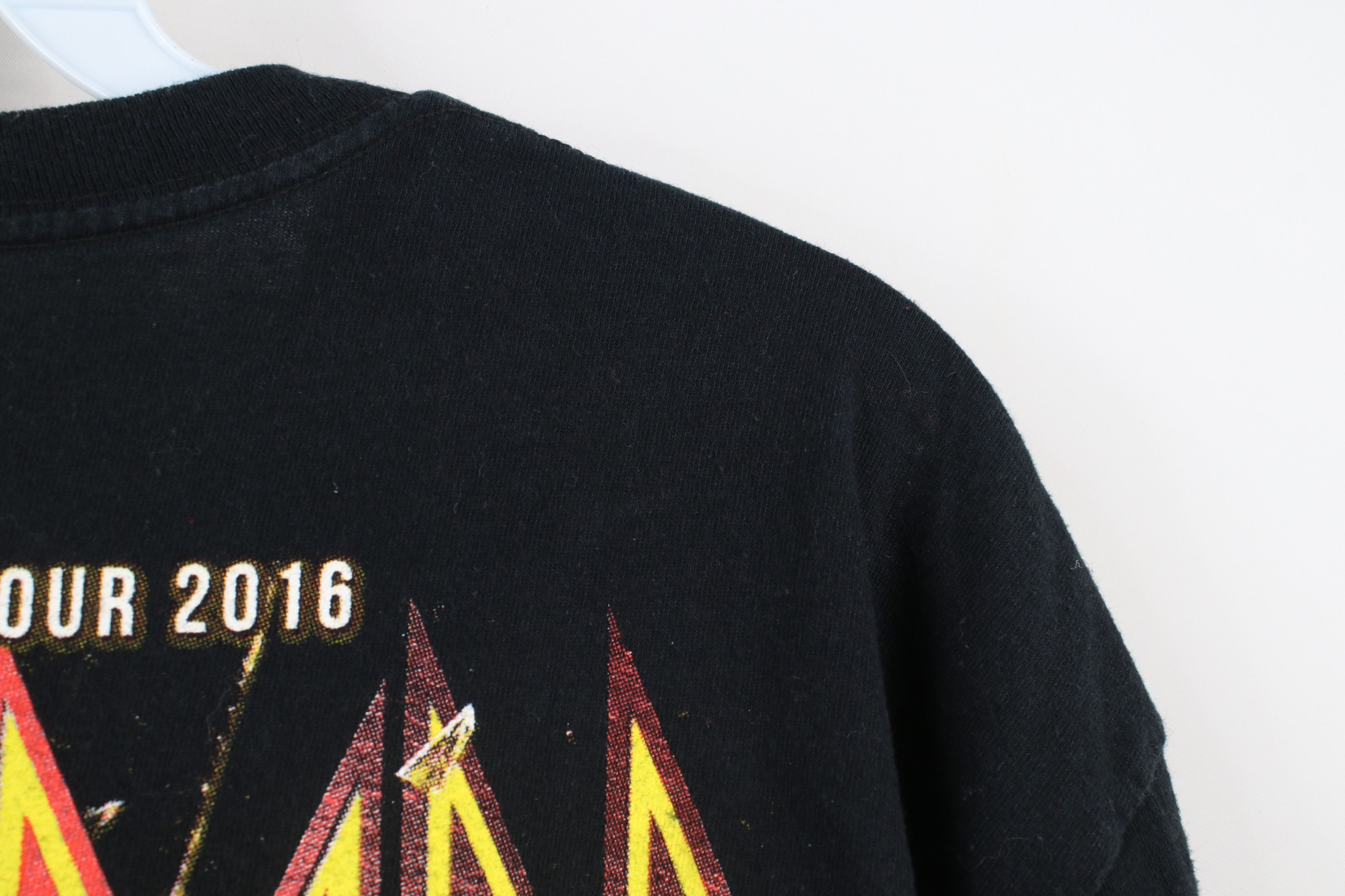 Vintage Vintage Tour Def Leppard REO Speed Wagon Band T-Shirt Size US XL / EU 56 / 4 - 9 Thumbnail