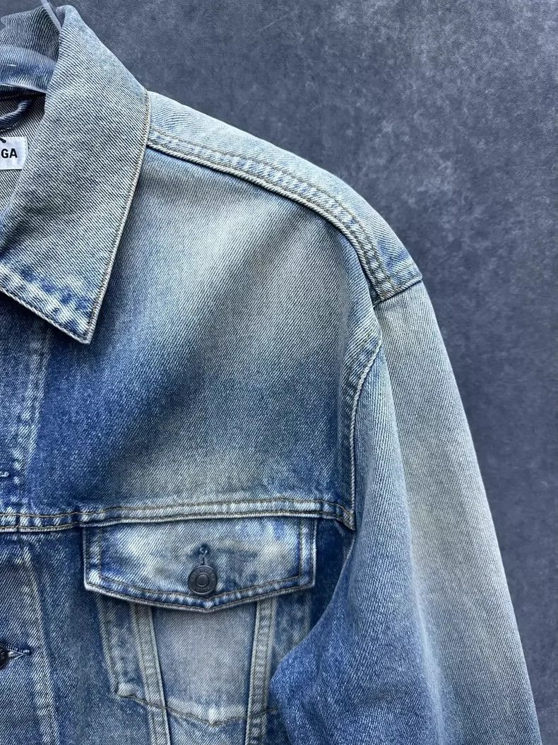 Balenciaga Balenciaga size 34 Blue washing destroys the letter logo b Size XS / US 0-2 / IT 36-38 - 5 Thumbnail
