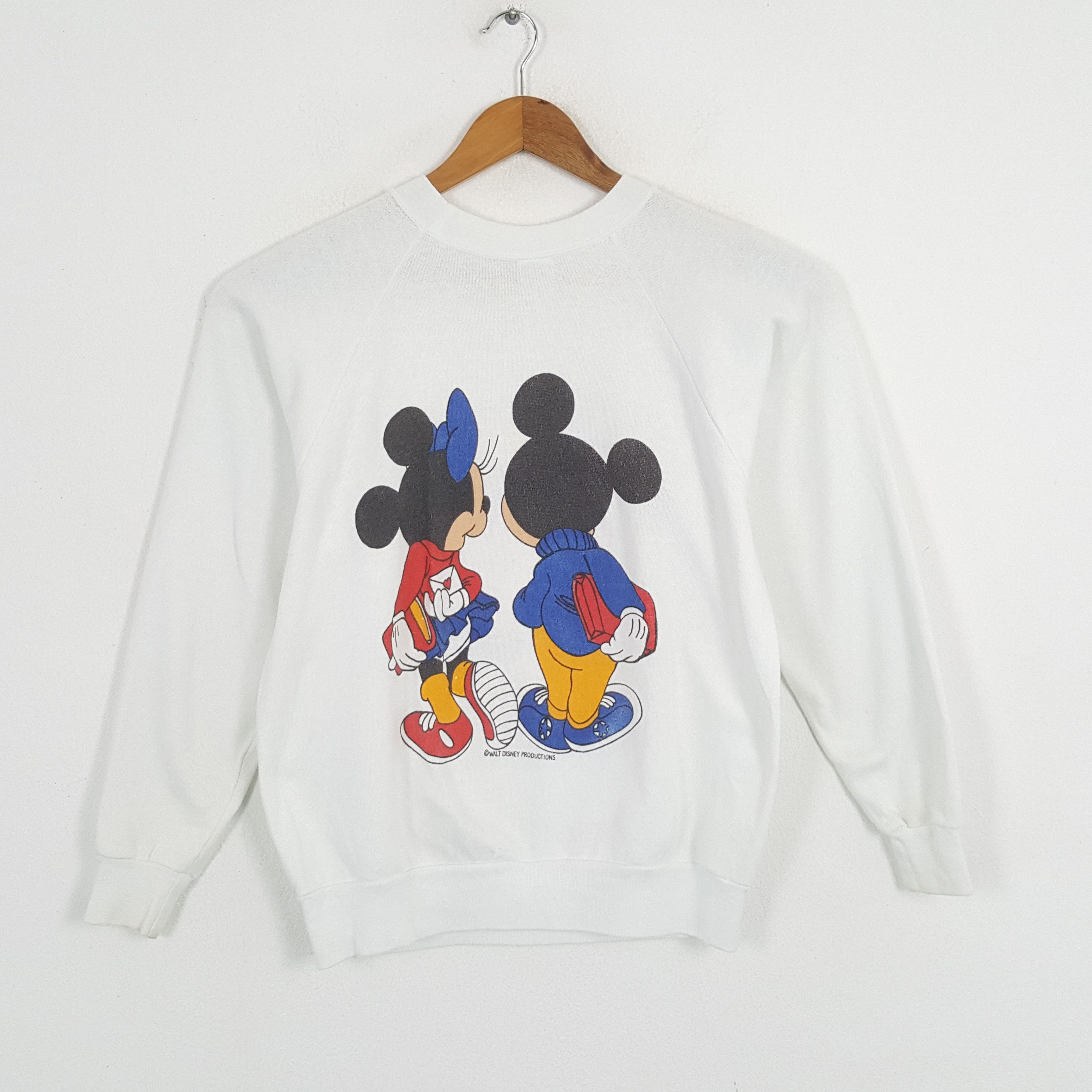 Disney × Mickey Mouse × Vintage Vintage 90's DISNEY MICKEY MOUSE Promotion Sweatshirts Size US M / EU 48-50 / 2 - 3 Thumbnail