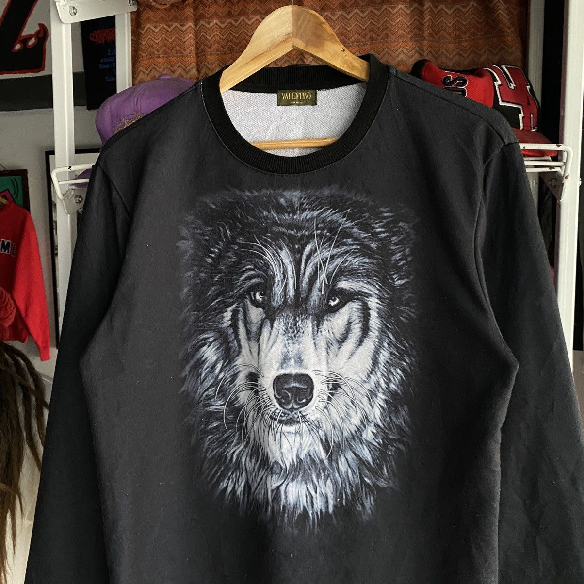 Valentino Valentino Wolf Sweatshirts Size US M / EU 48-50 / 2 - 3 Thumbnail