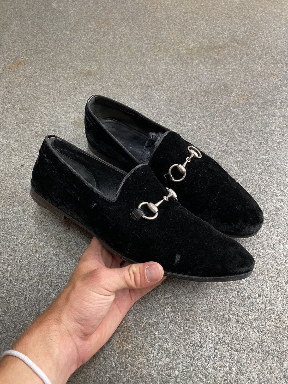 Gucci Gucci Velvet Loafers Size US 7 / EU 40 - 1 Thumbnail