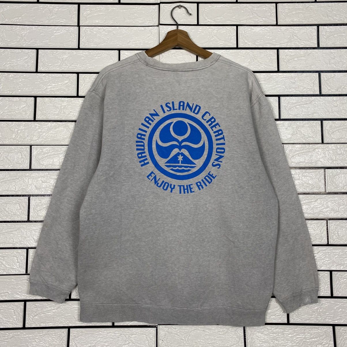 Japanese Brand 📌Vintage Sweatshirt Crewneck Hawaiian Big Logo Size US M / EU 48-50 / 2 - 9 Thumbnail