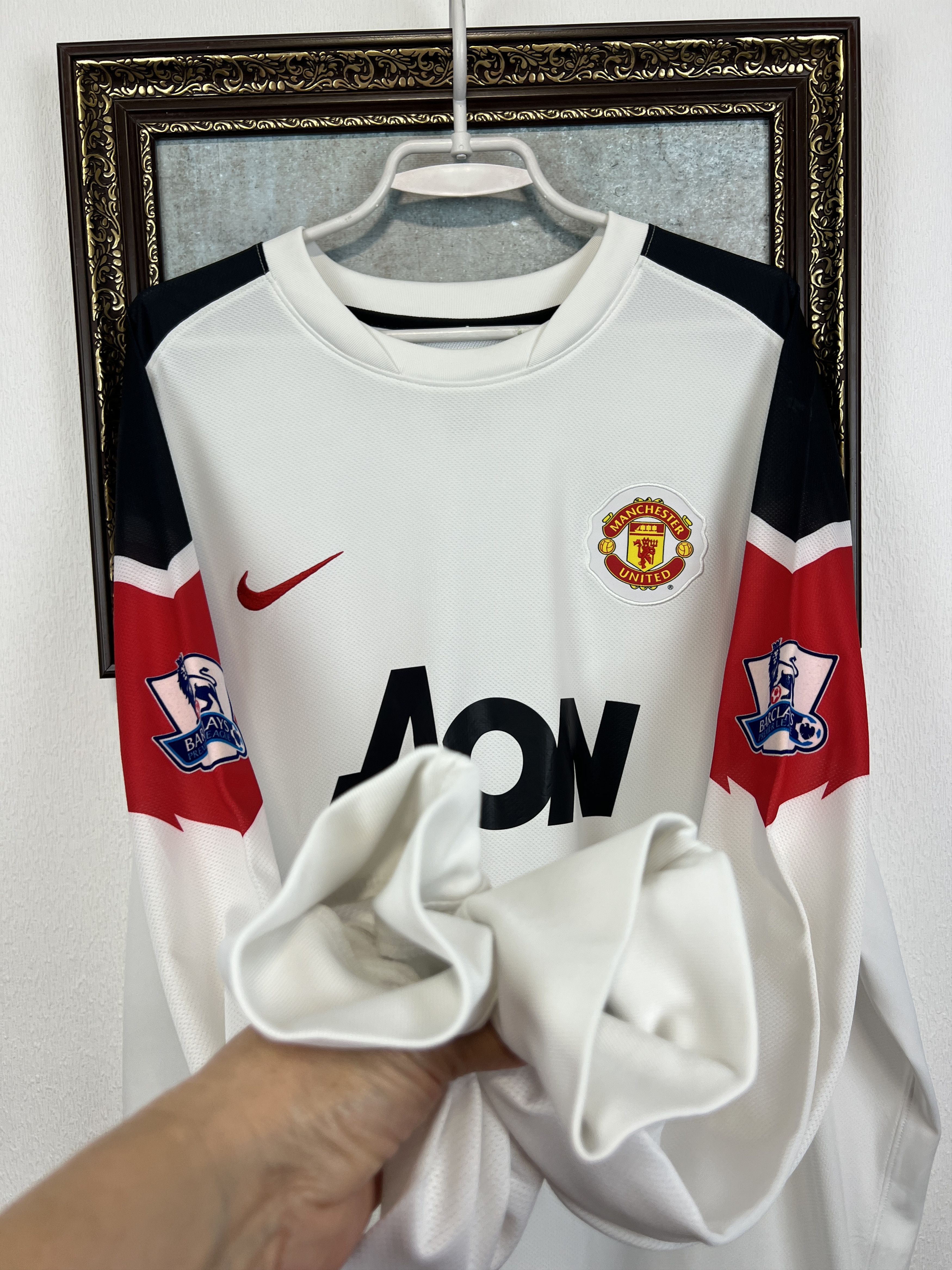 Nike Manchester United football shirt Long Sleeve Jersey 3XL Size US XXL / EU 58 / 5 - 7 Thumbnail