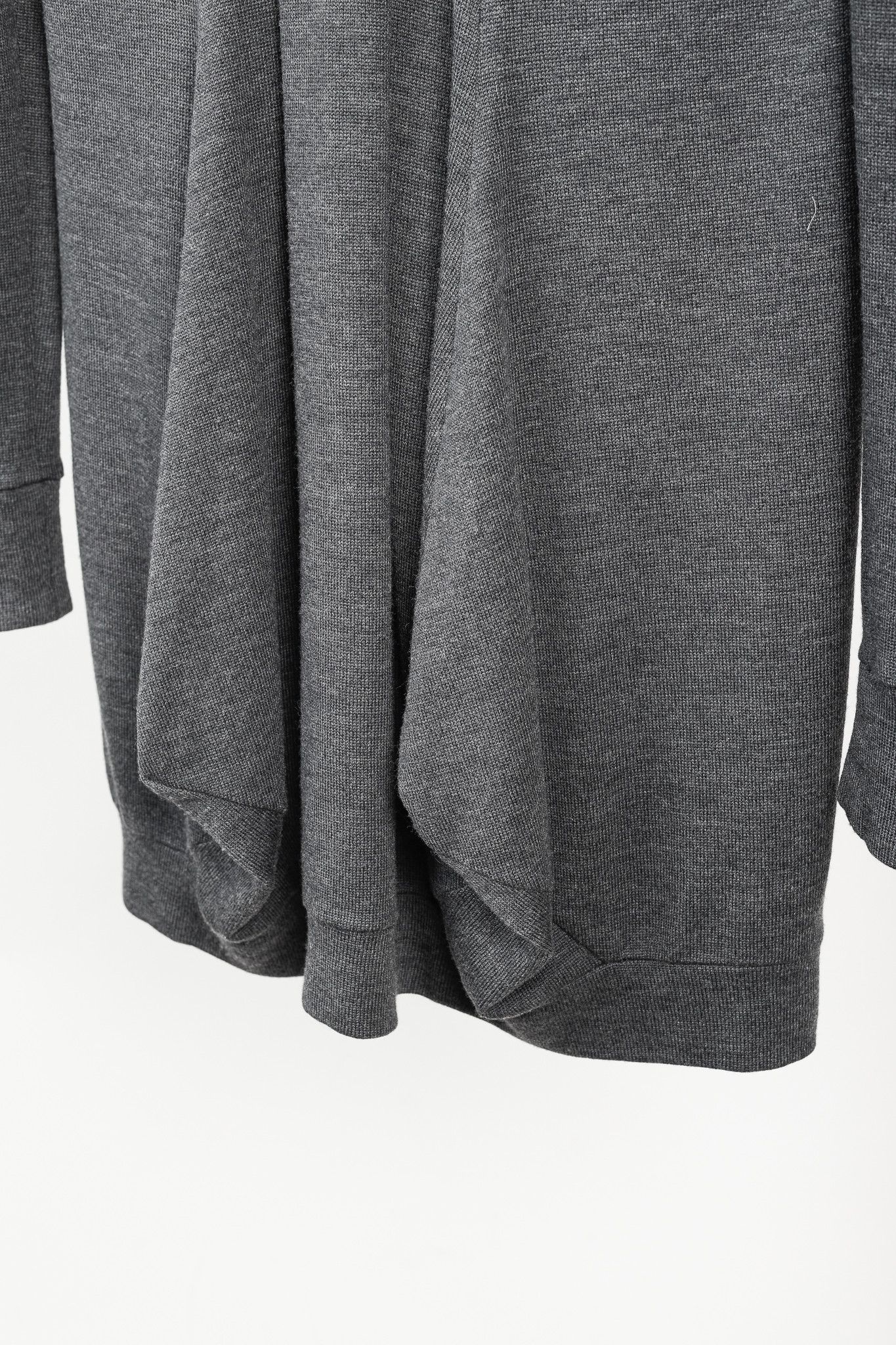 Marie Saint Pierre Marie Saint Pierre Grey Wool Bubble Hem Dress Size M / US 6-8 / IT 42-44 - 8 Thumbnail