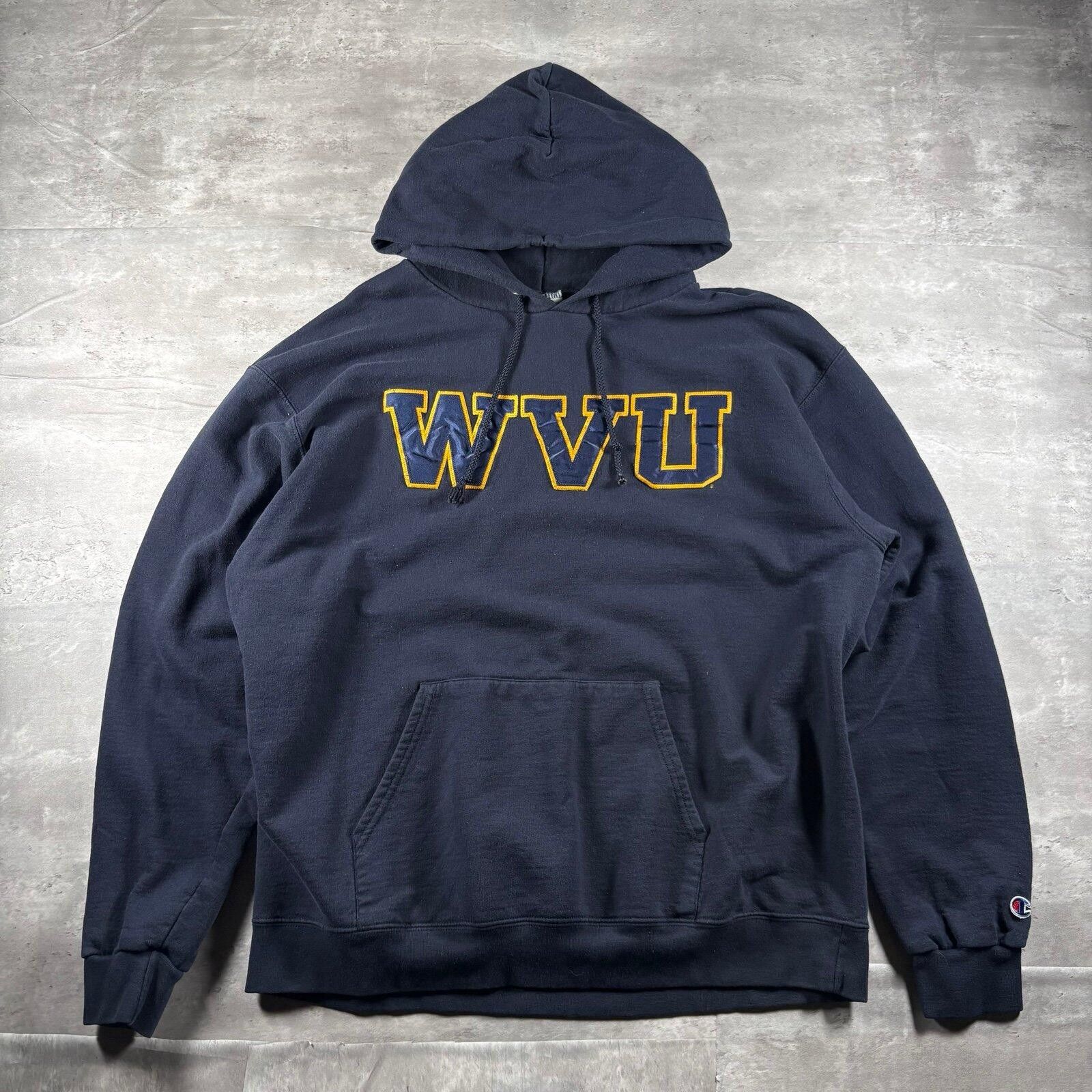 Russell Athletic Vintage 90s West Virginia hoodie Size US XL / EU 56 / 4 - 1 Thumbnail