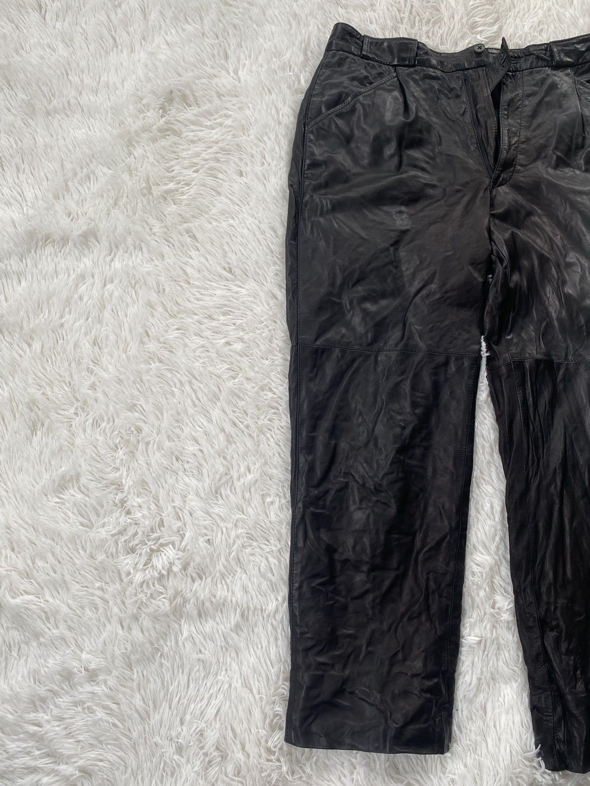 Dior 🔥BINDING Now 🔥 Vintage Dior Leather pants Size US 30 / EU 46 - 5 Thumbnail