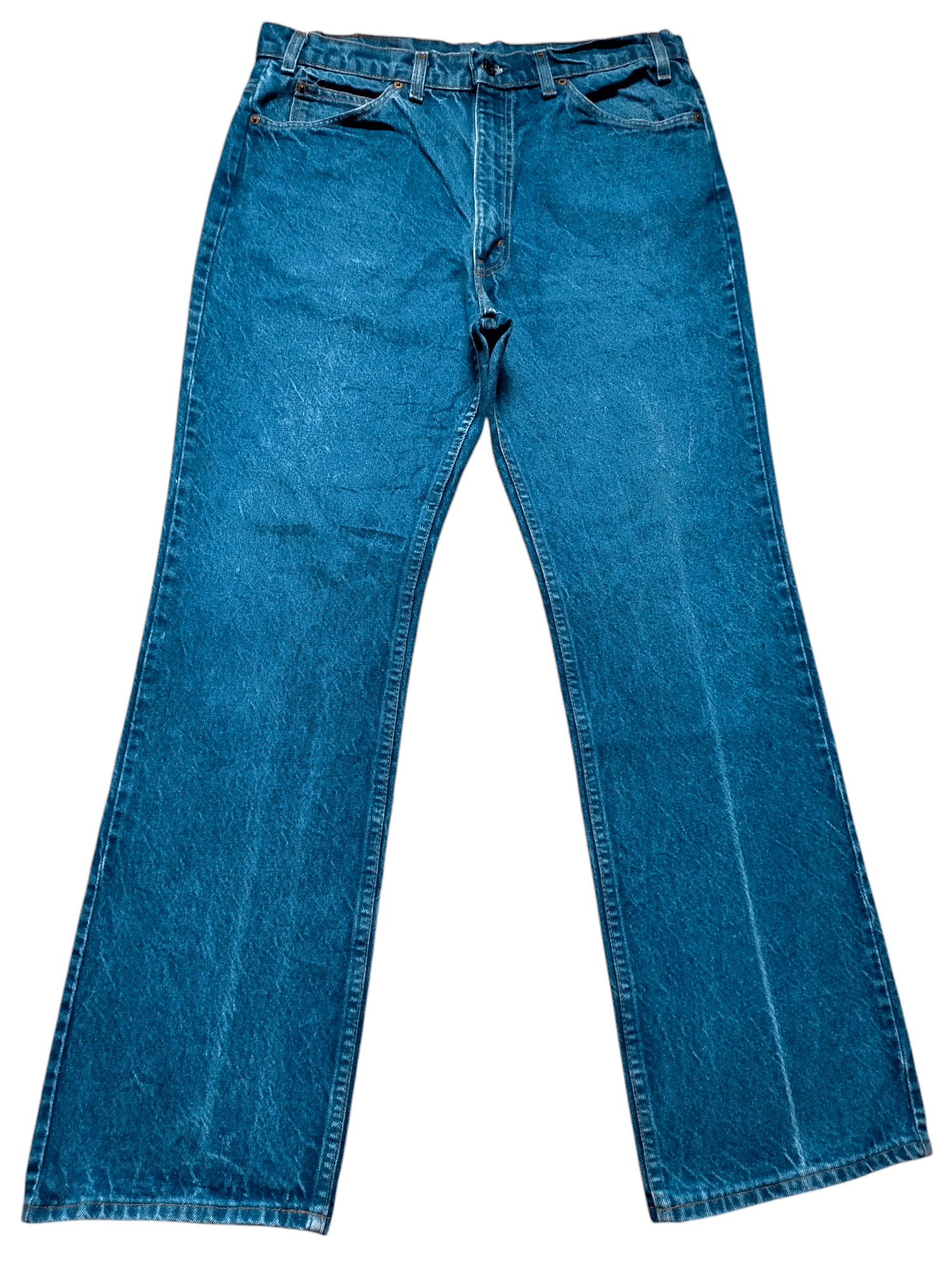 Vintage 80s Levis 517 Flare Jeans Boot Cut Denim - Main Image