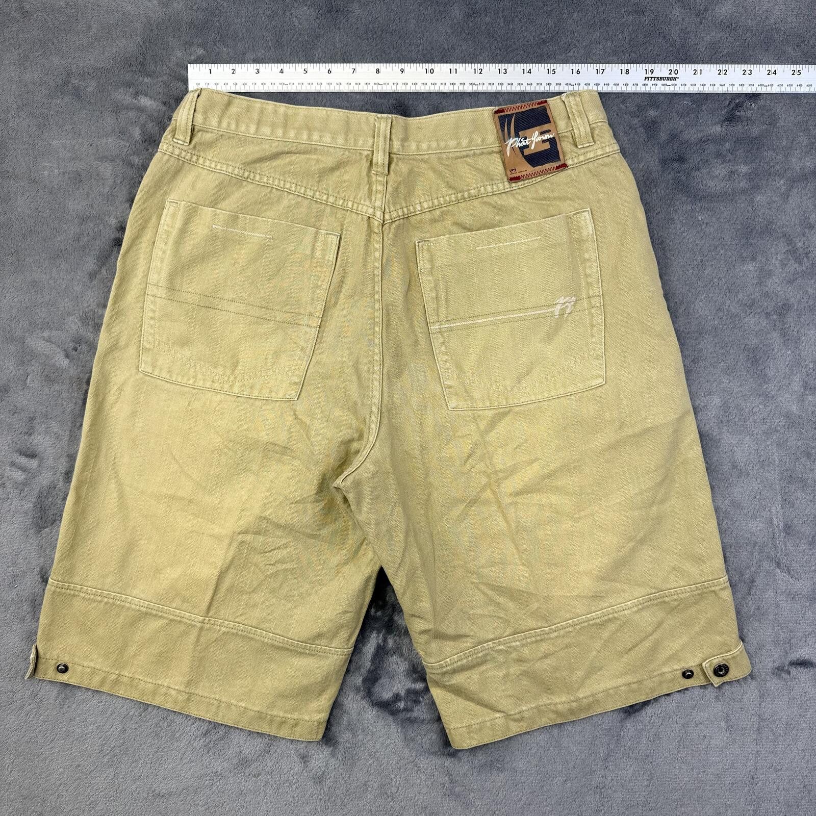 American Eagle Outfitters American Eagle Baggy Khaki Men's Shorts Size US 34 / EU 50 - 2 Thumbnail