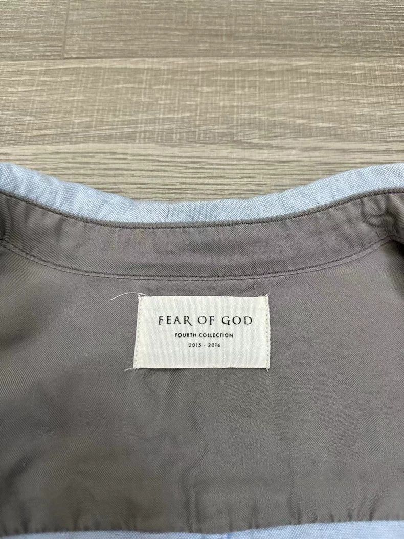 Fear of God Fear of God Oxford cloth light blue shirt Size US S / EU 44-46 / 1 - 3 Thumbnail