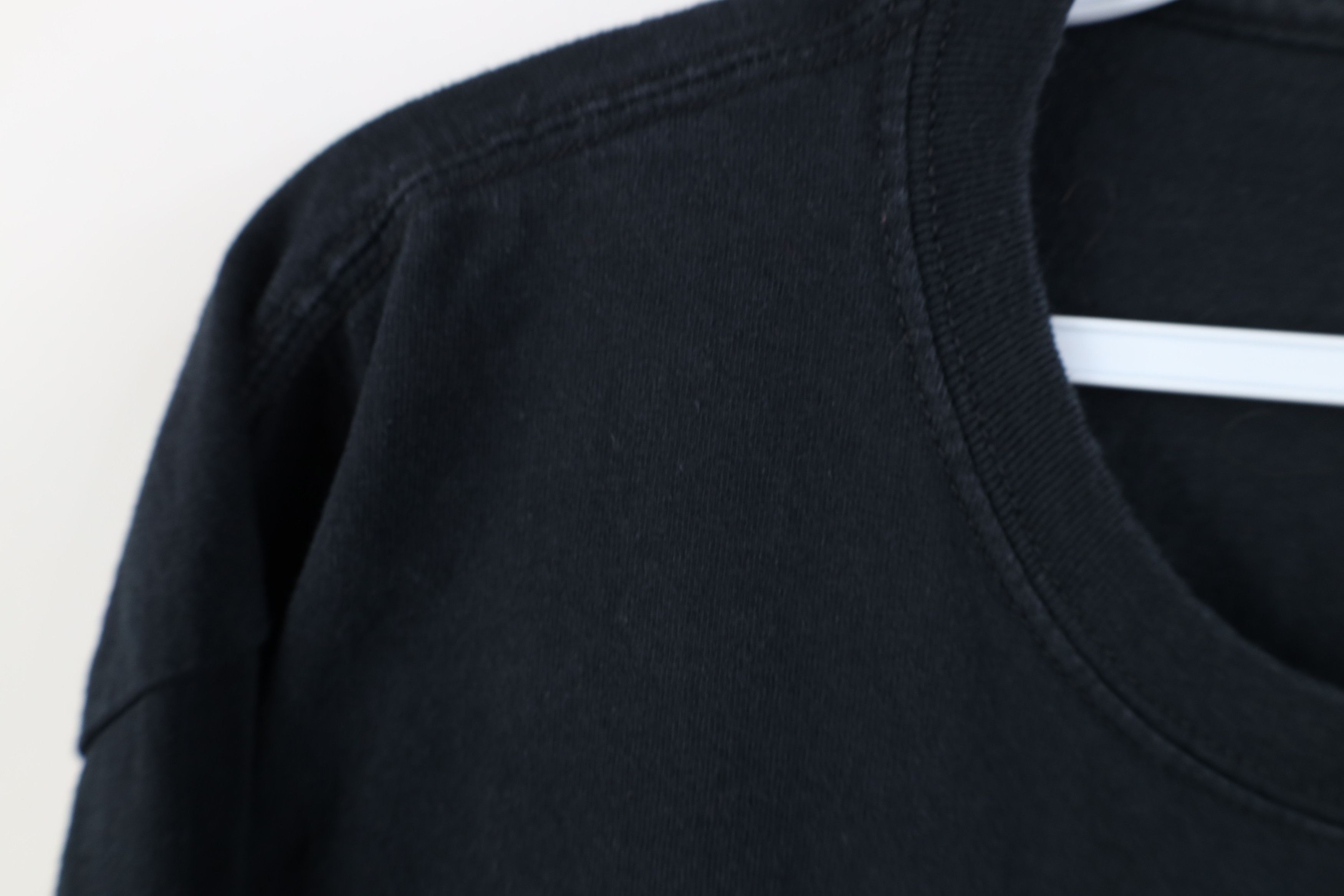 Vintage Vintage 90s Y2K Streetwear Cotton Long Sleeve T-Shirt Black Size US L / EU 52-54 / 3 - 7 Thumbnail
