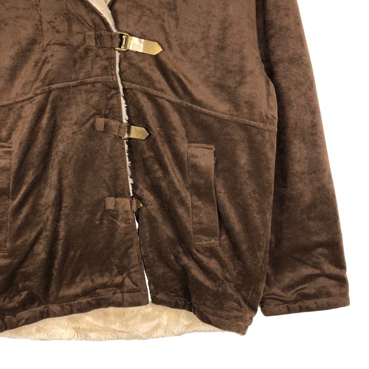 Japanese Brand × Vintage 📌VINTAGE BIKER JACKET S-MICHAEL MINK FUR SHEARLING Size US M / EU 48-50 / 2 - 8 Thumbnail