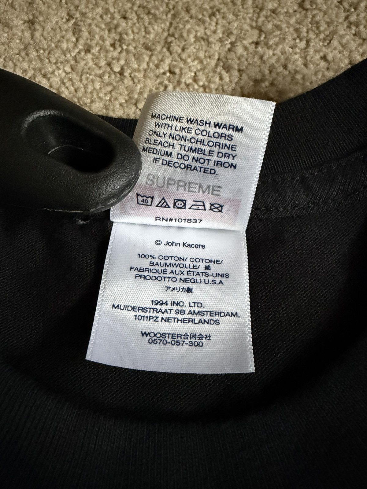 Supreme Supreme FW22 Maude Tee Black Size Medium Brand New Size US M / EU 48-50 / 2 - 6 Thumbnail