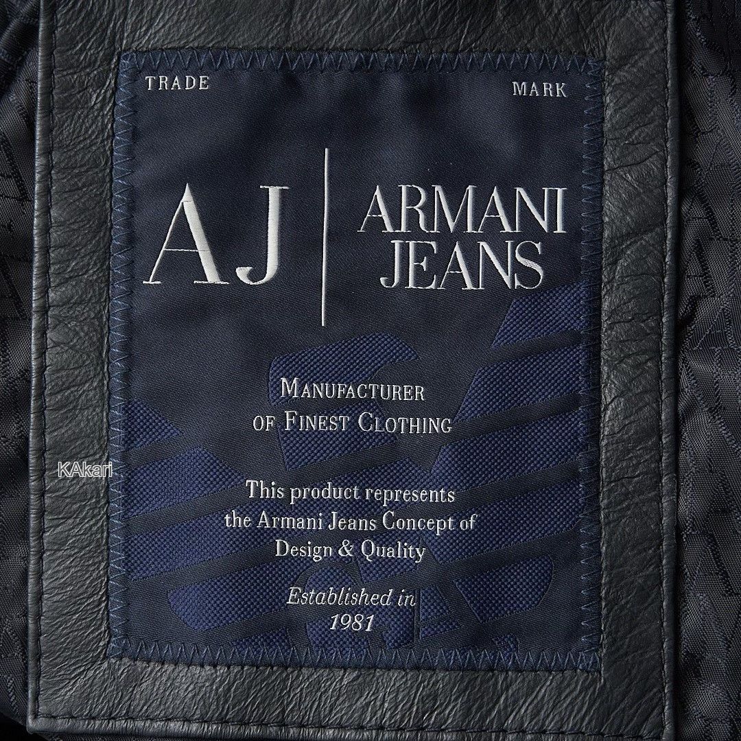 Armani Armani Jeans Men's Denim Patchwork Jacket Size US S / EU 44-46 / 1 - 6 Thumbnail