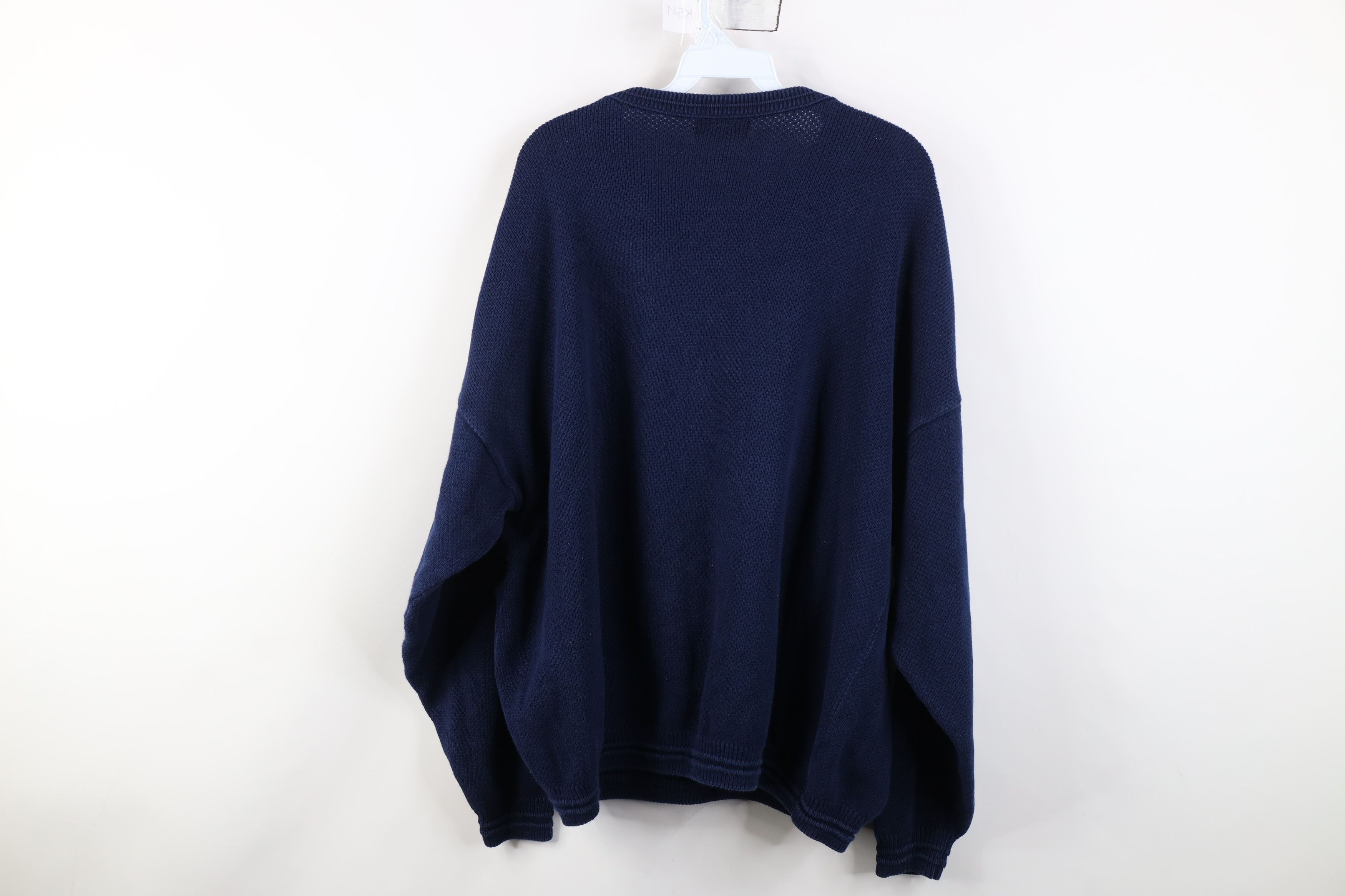 Vintage Vintage 90s Coventry Township Ohio Knit Sweater Blue USA Size US XXL / EU 58 / 5 - 10 Thumbnail
