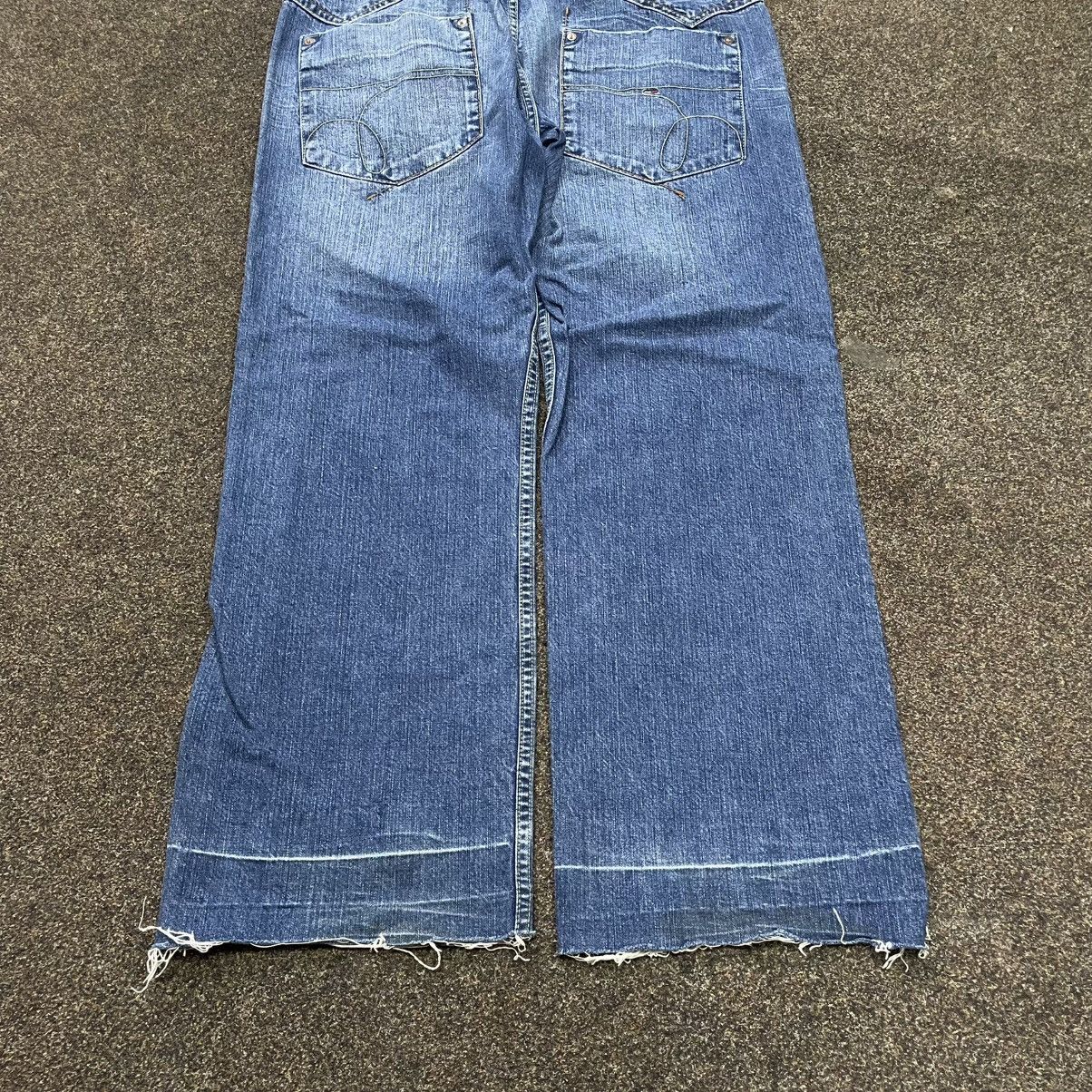 Vintage Vintage Y2K Baggy Wide Leg Jeans Distressed Skater Logo 32 Size US 32 / EU 48 - 2 Thumbnail