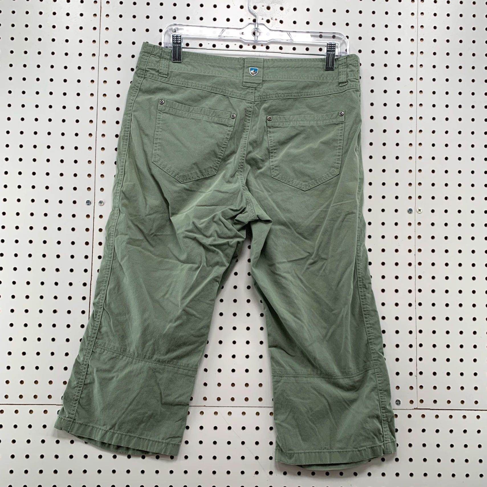 Vintage Kuhl Hiking Crop Cargo Pants Womens Size 10 Green Outdoor Hike 32x20 Size 32" / US 10 / IT 46 - 6 Thumbnail