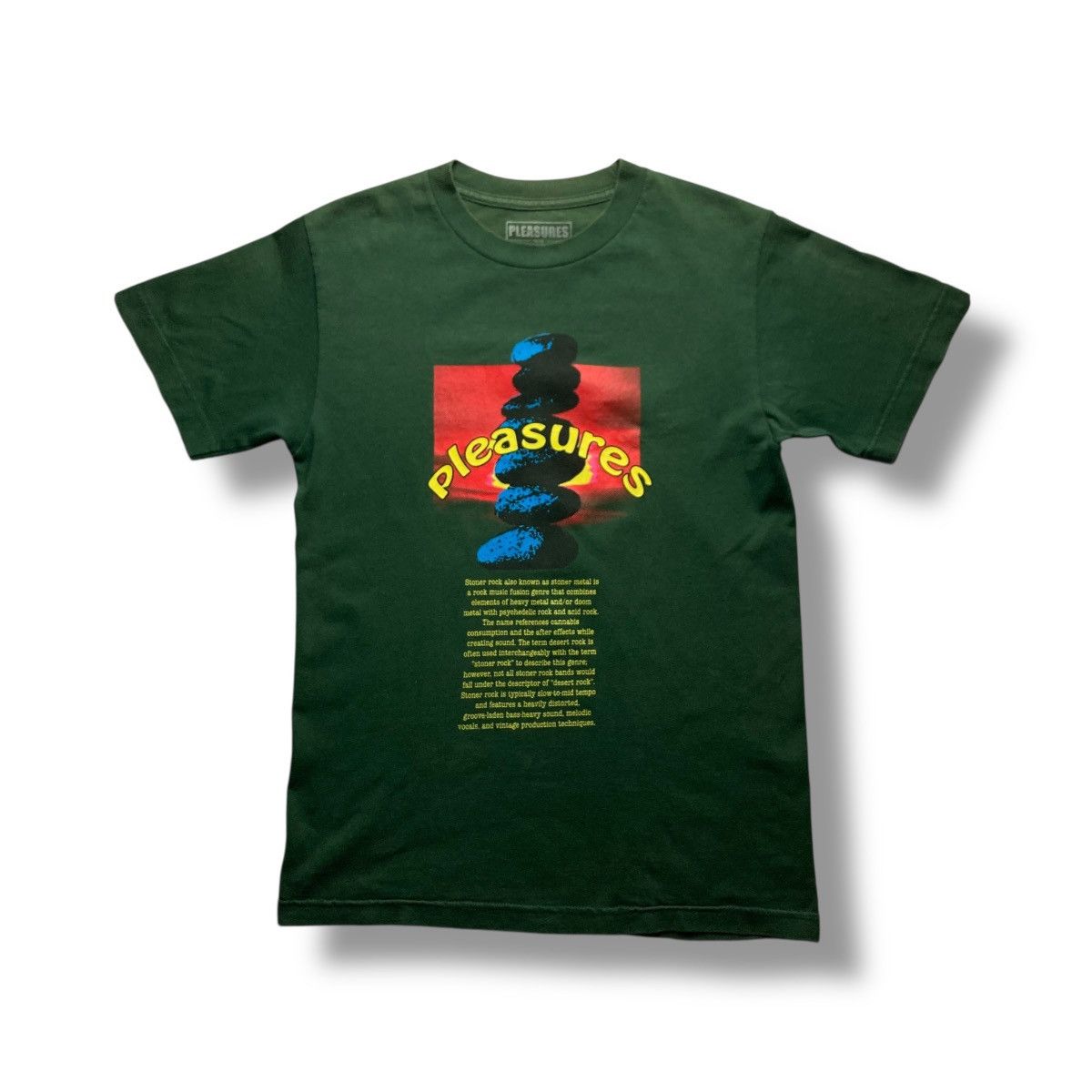 Pleasures PLEASURES STONER ROCK GENRE WORDING TSHIRT Size US S / EU 44-46 / 1 - 2 Thumbnail