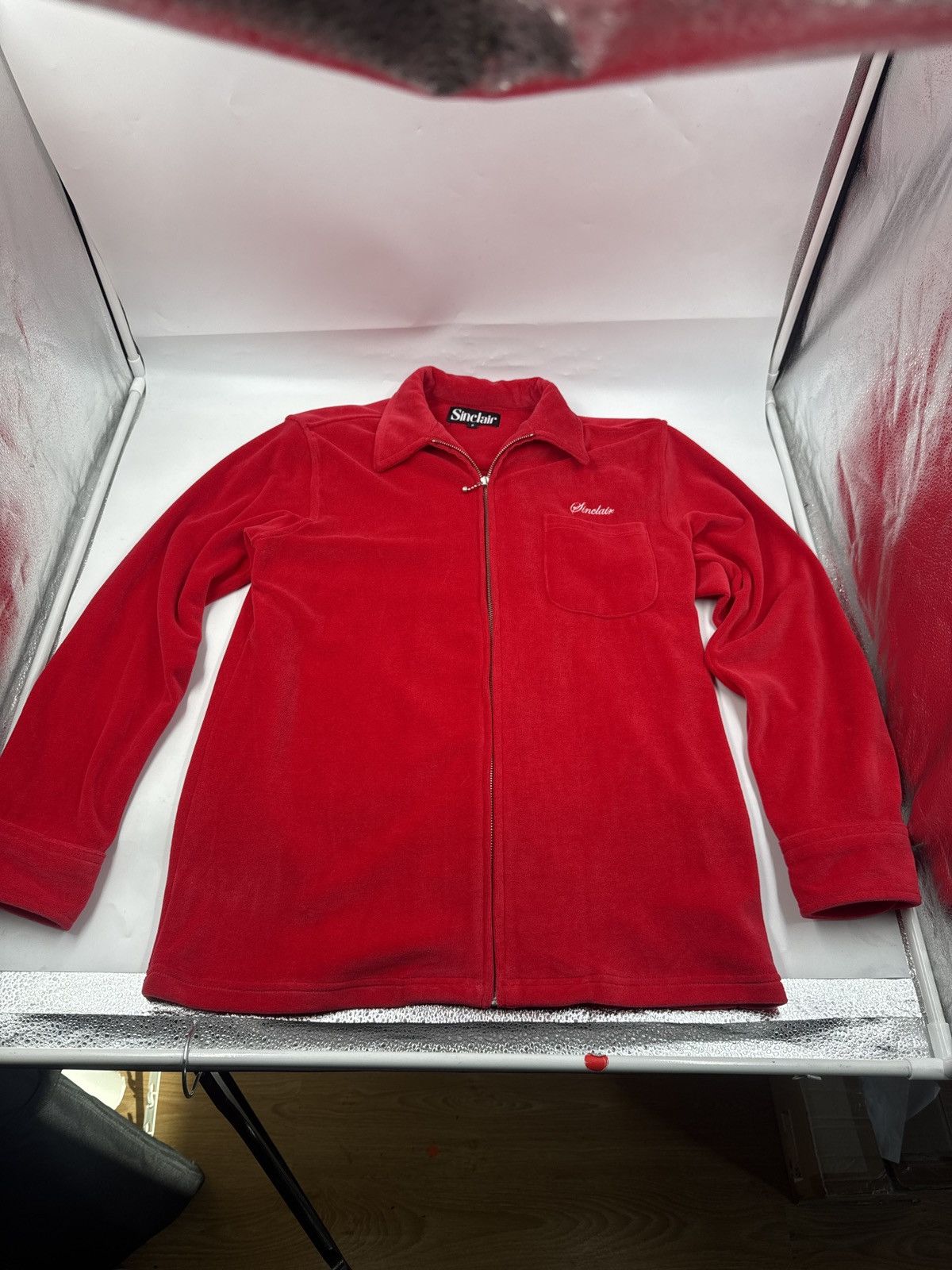 Sinclair Global Velour Zip Up