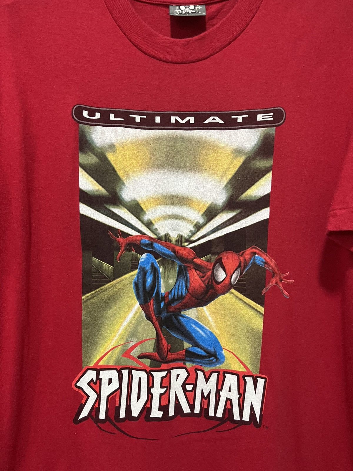 Anime × Marvel Comics × Vintage Vintage Ultimate Spiderman T.Shirt Size US M / EU 48-50 / 2 - 3 Thumbnail
