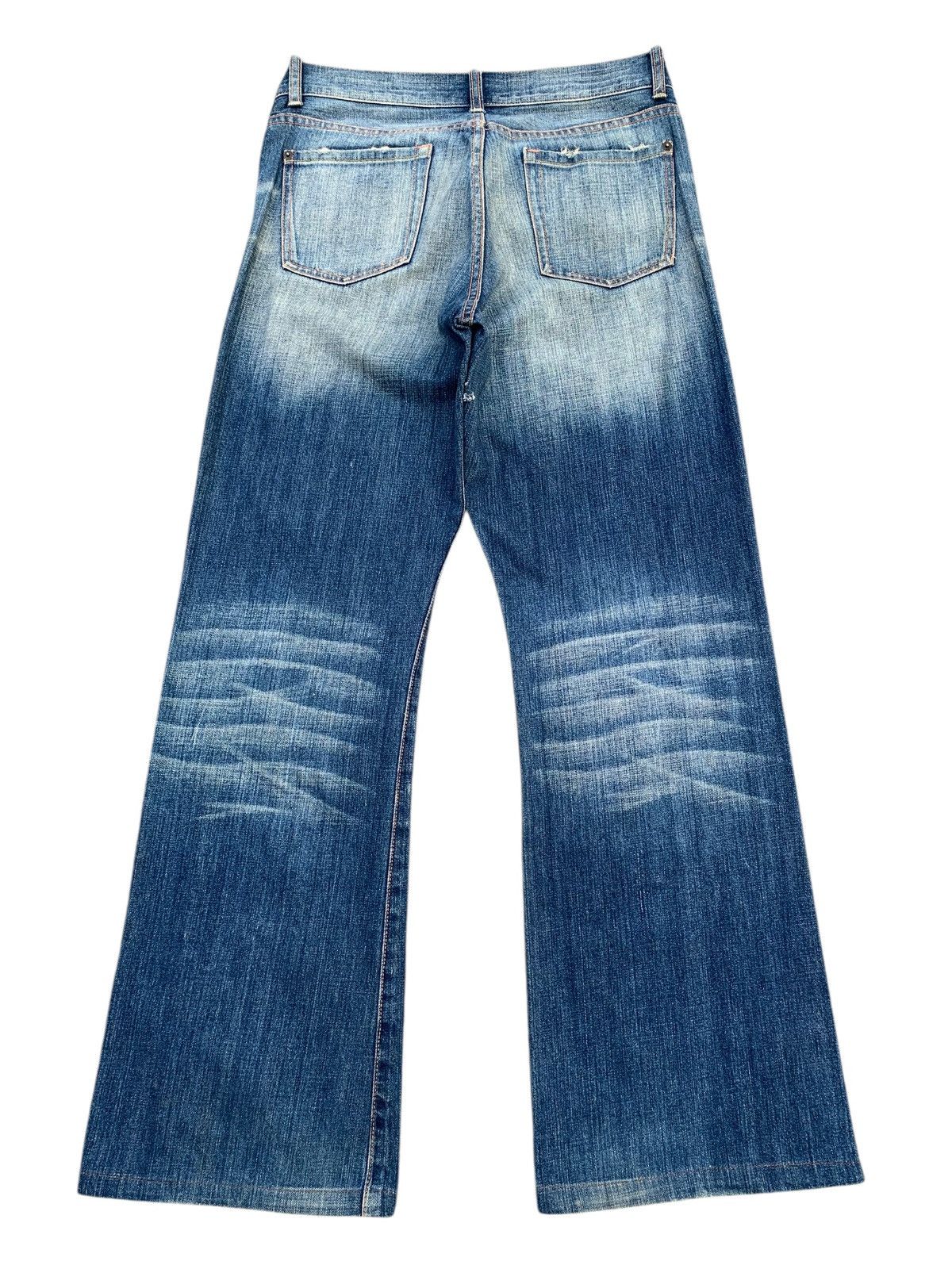 semanticdesign FLARE SEMANTIC DESIGN RUSTY JAPANESE DISTRESSED DENIM Size US 31 - 2 Thumbnail