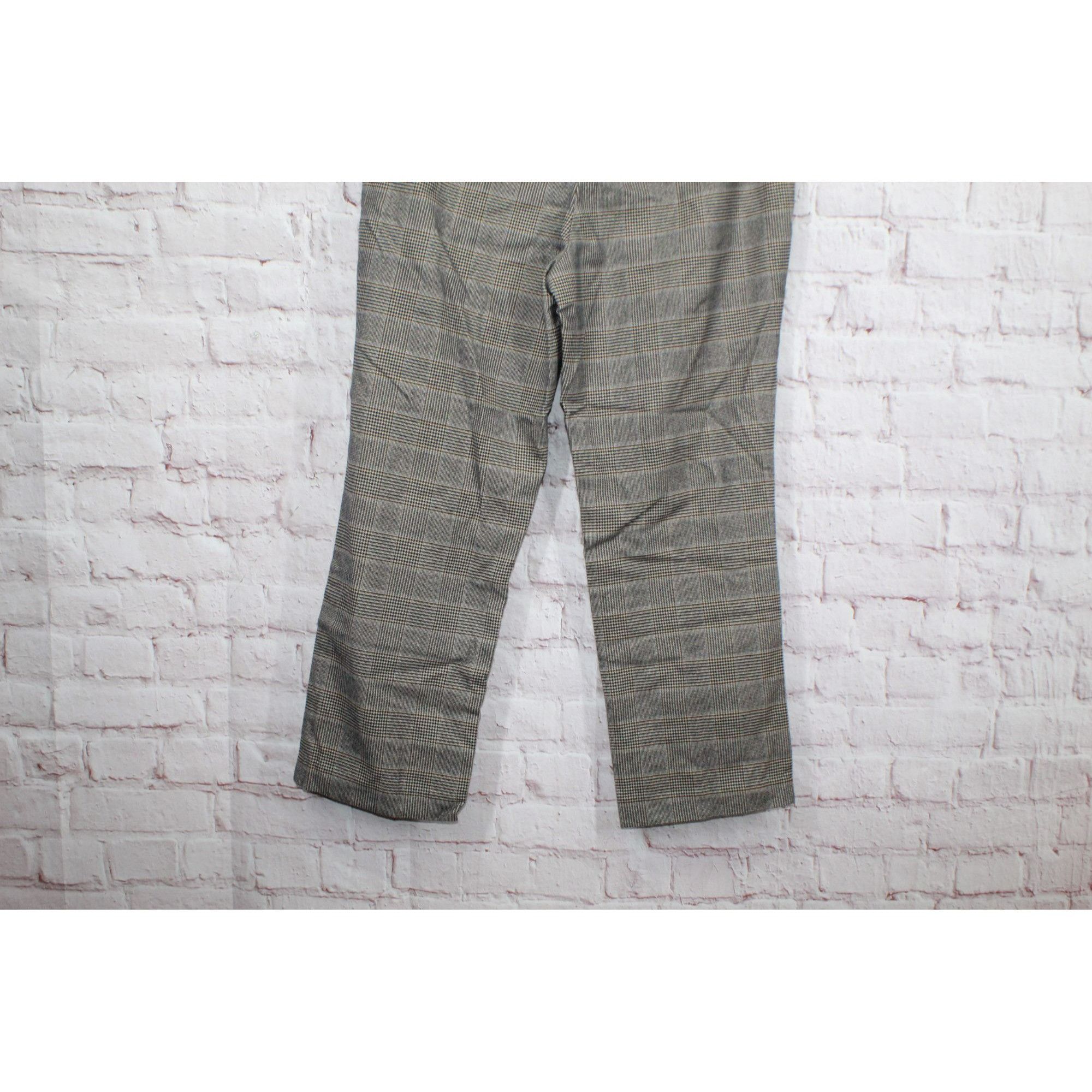L.L. Bean LL Bean Women's Plaid Classic Fit Lined Career Dress Pants Size 40" / US 18 - 5 Thumbnail