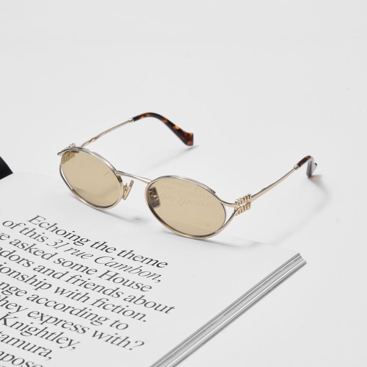 Miu Miu MIU MIU 0MU 52YS ZVN10R SUNGLASSES Size ONE SIZE - 1 Thumbnail